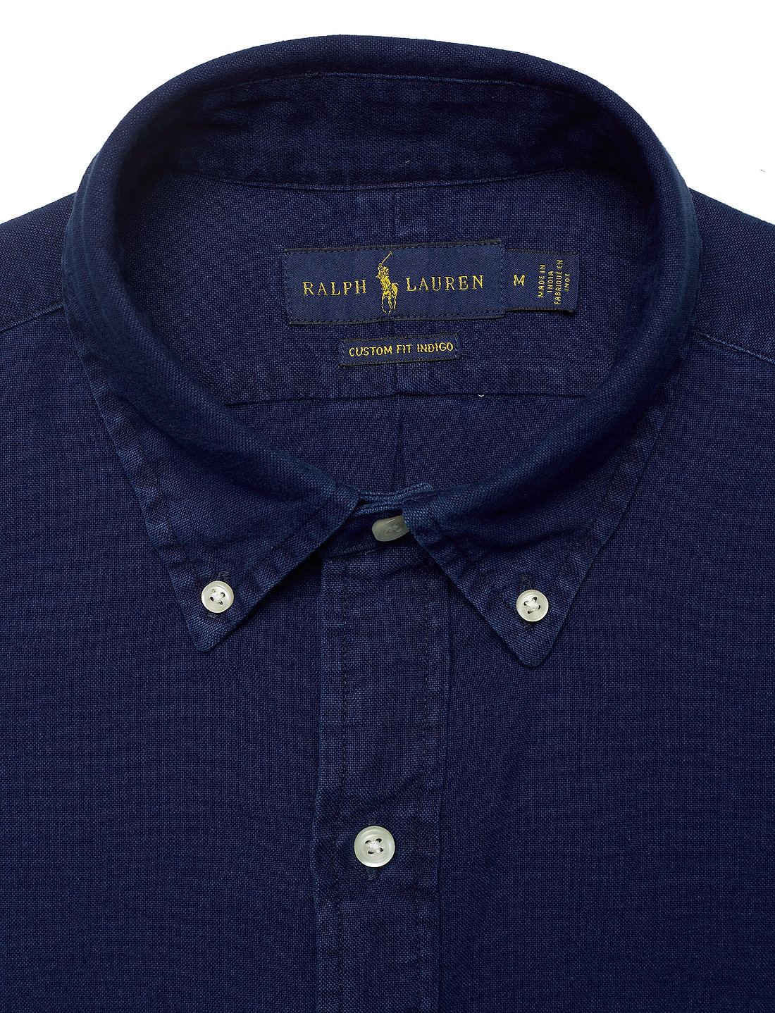 Polo Ralph Lauren Custom Fit Indigo Oxford Shirt shop at Booztlet