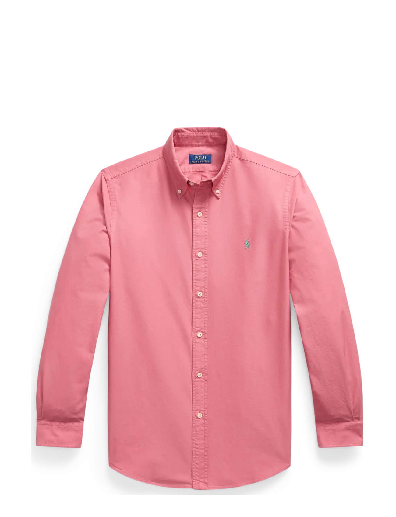 Polo Ralph Lauren - Custom Fit Garment-Dyed Oxford Shirt - oxford skjorter - adirondack berry - 1