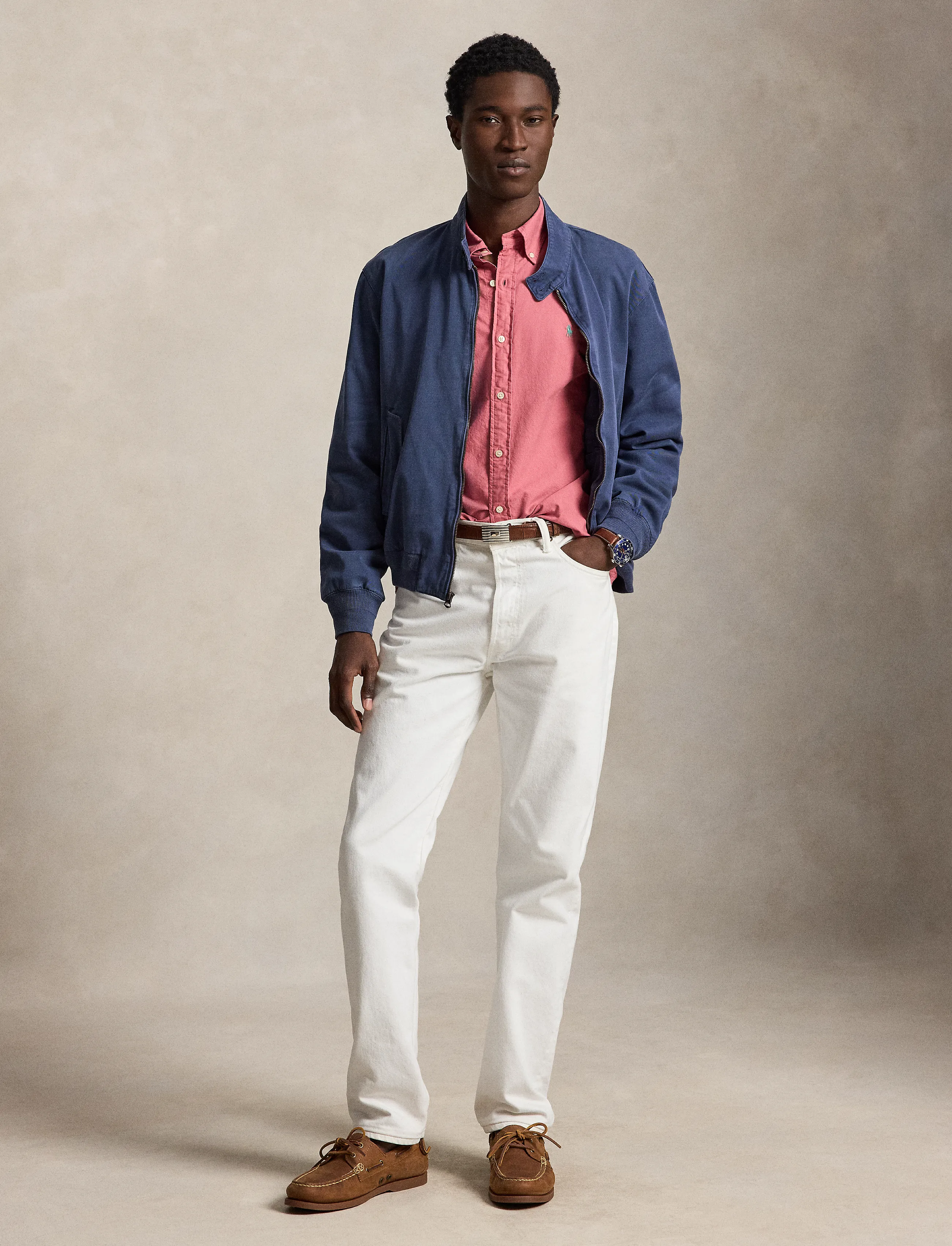 Polo Ralph Lauren - Custom Fit Garment-Dyed Oxford Shirt - oxford skjorter - adirondack berry - 3