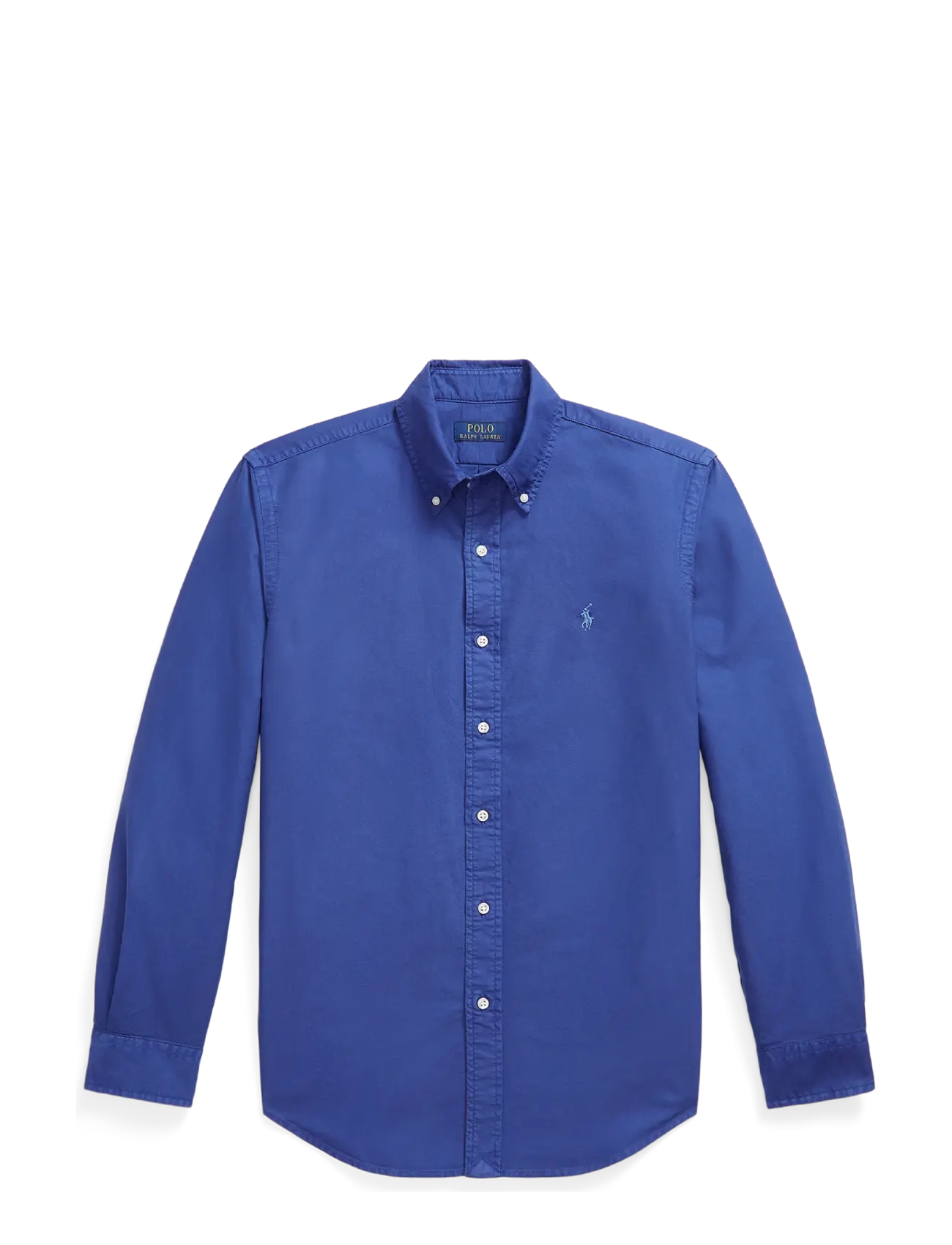 Polo Ralph Lauren - Custom Fit Garment-Dyed Oxford Shirt - oxford-hemden - blue yatch - 1