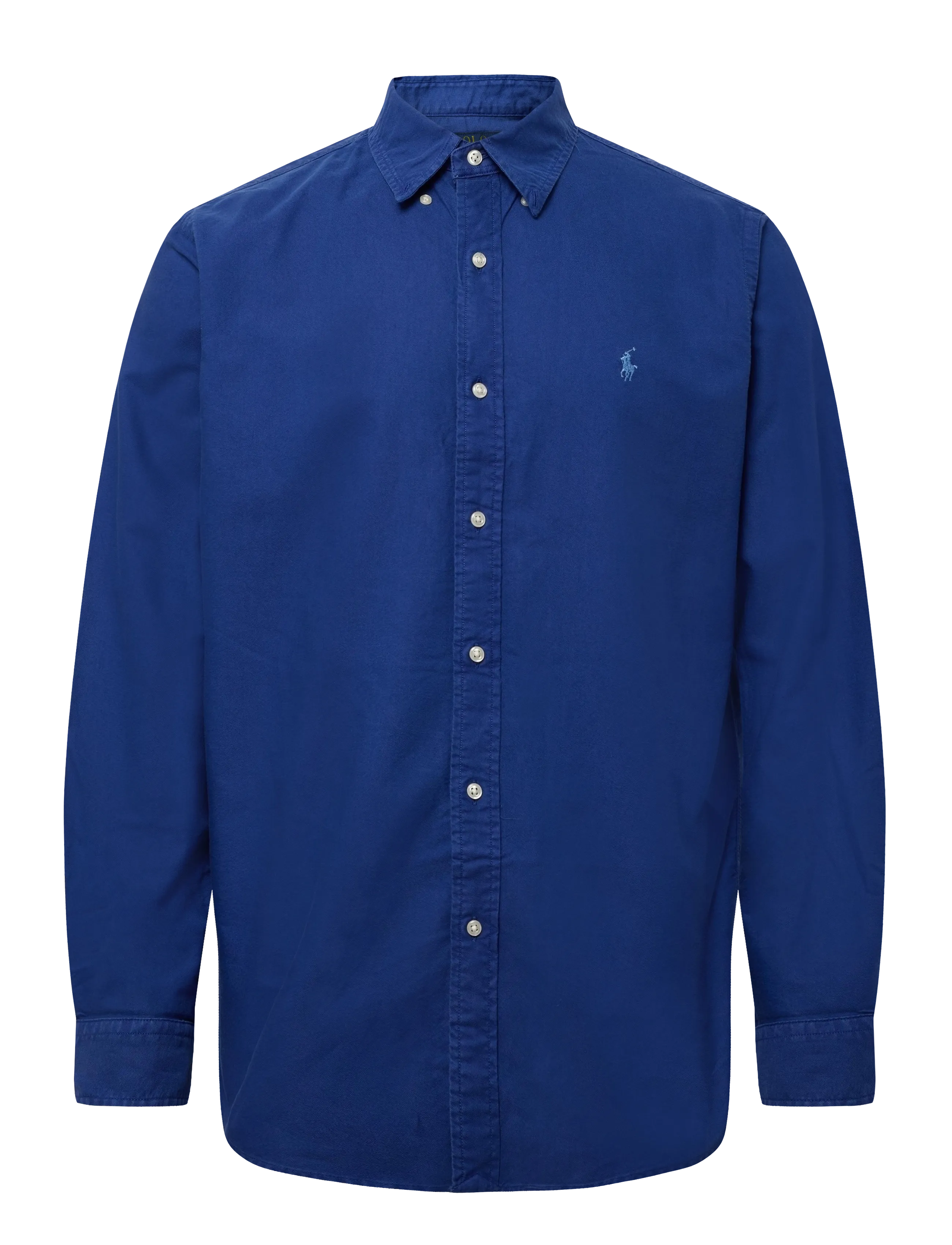 Polo Ralph Lauren - Plaggfärgad oxfordskjorta Custom Fit - oxford-skjortor - blue yatch - 2