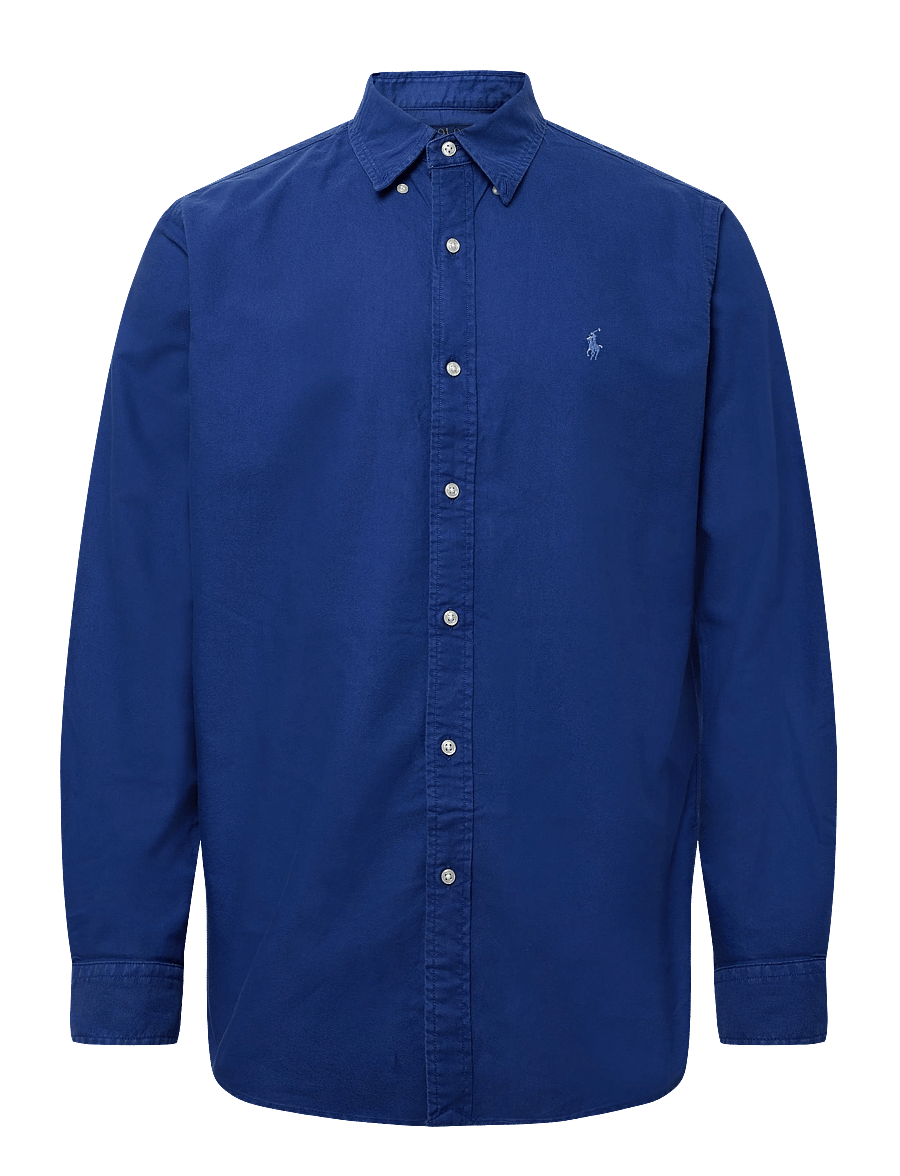 Polo Ralph Lauren - Plaggfärgad oxfordskjorta Custom Fit - oxford-skjortor - blue yatch - 2
