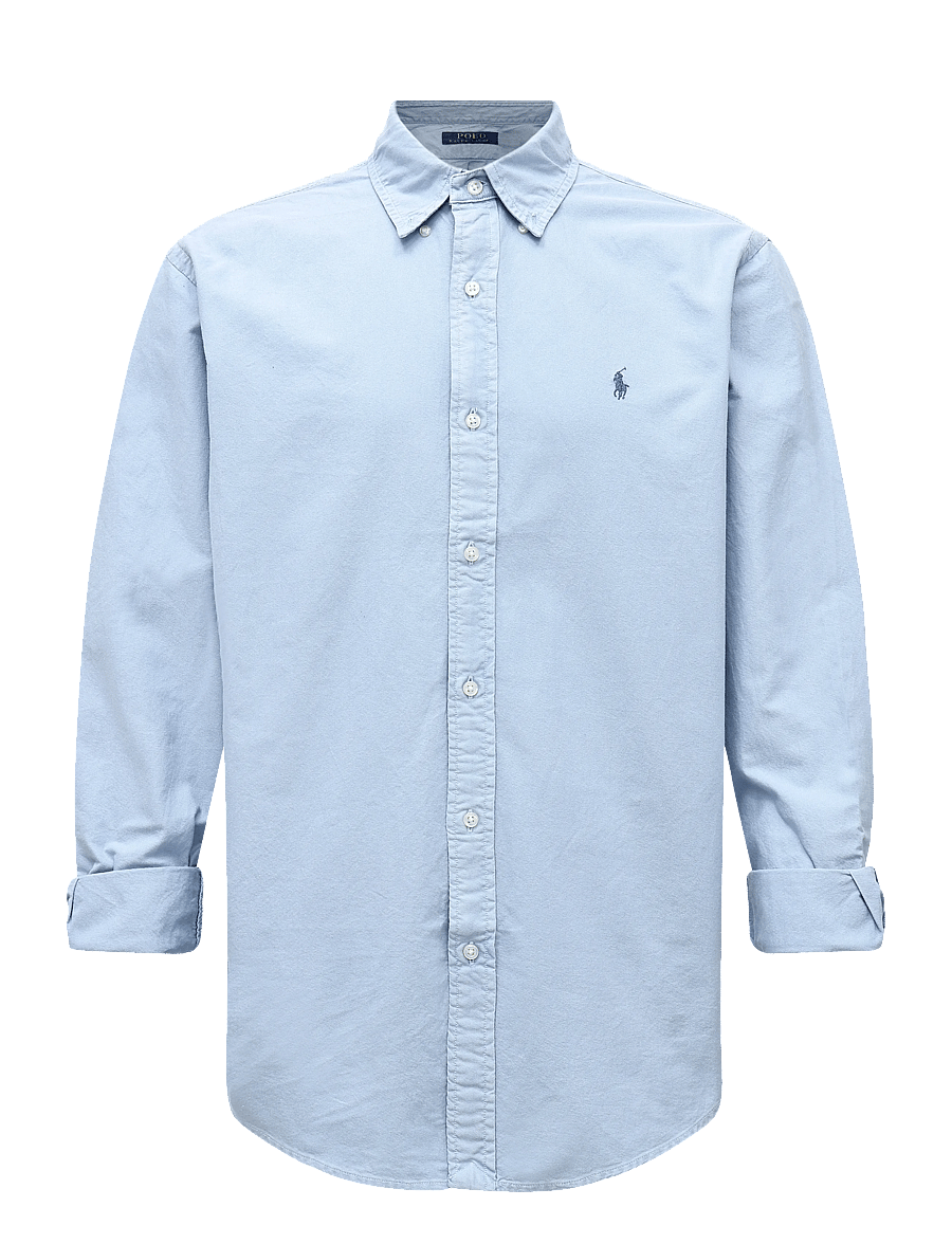 Polo Ralph Lauren - Plaggfärgad oxfordskjorta Custom Fit - oxford-skjortor - chambray blue - 2