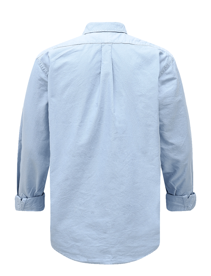 Polo Ralph Lauren - Plaggfärgad oxfordskjorta Custom Fit - oxford-skjortor - chambray blue - 3