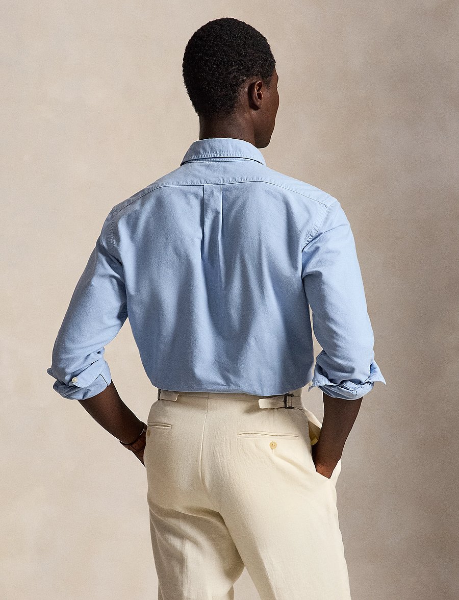 Polo Ralph Lauren - Custom Fit Garment-Dyed Oxford Shirt - oxfordi särgid - chambray blue - 2