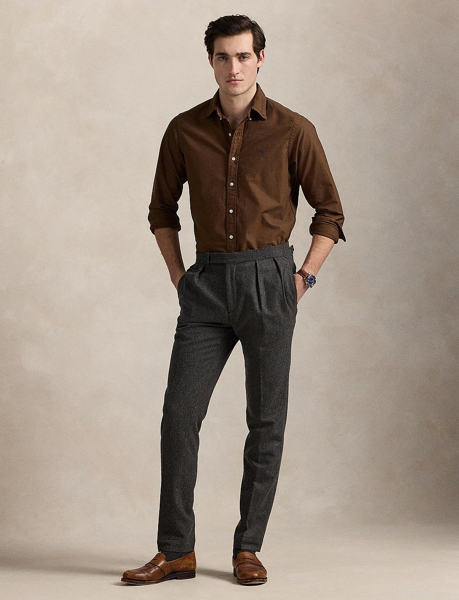 Polo Ralph Lauren - GD OXFORD-CUBDPPCS - oxford-hemden - chocolate mousse - 0
