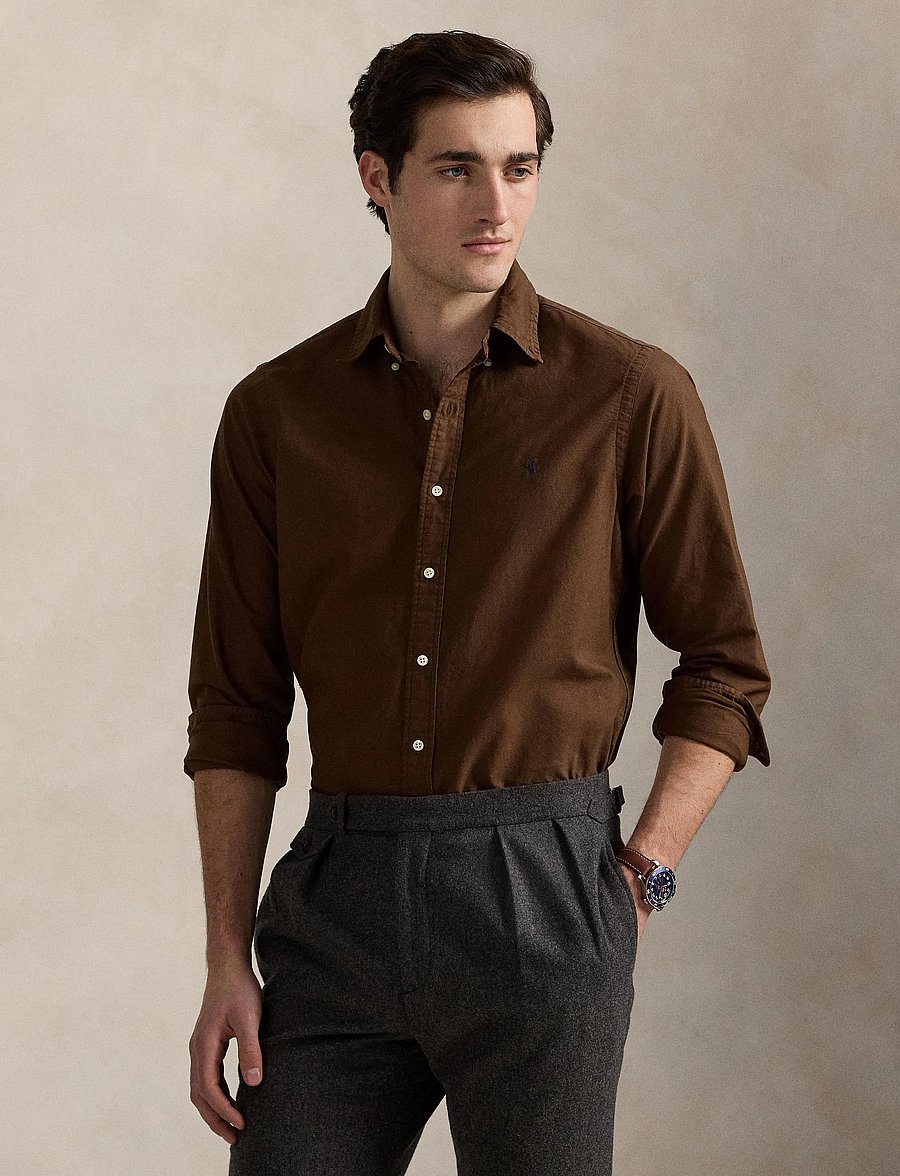 Polo Ralph Lauren - GD OXFORD-CUBDPPCS - oxford-hemden - chocolate mousse - 3