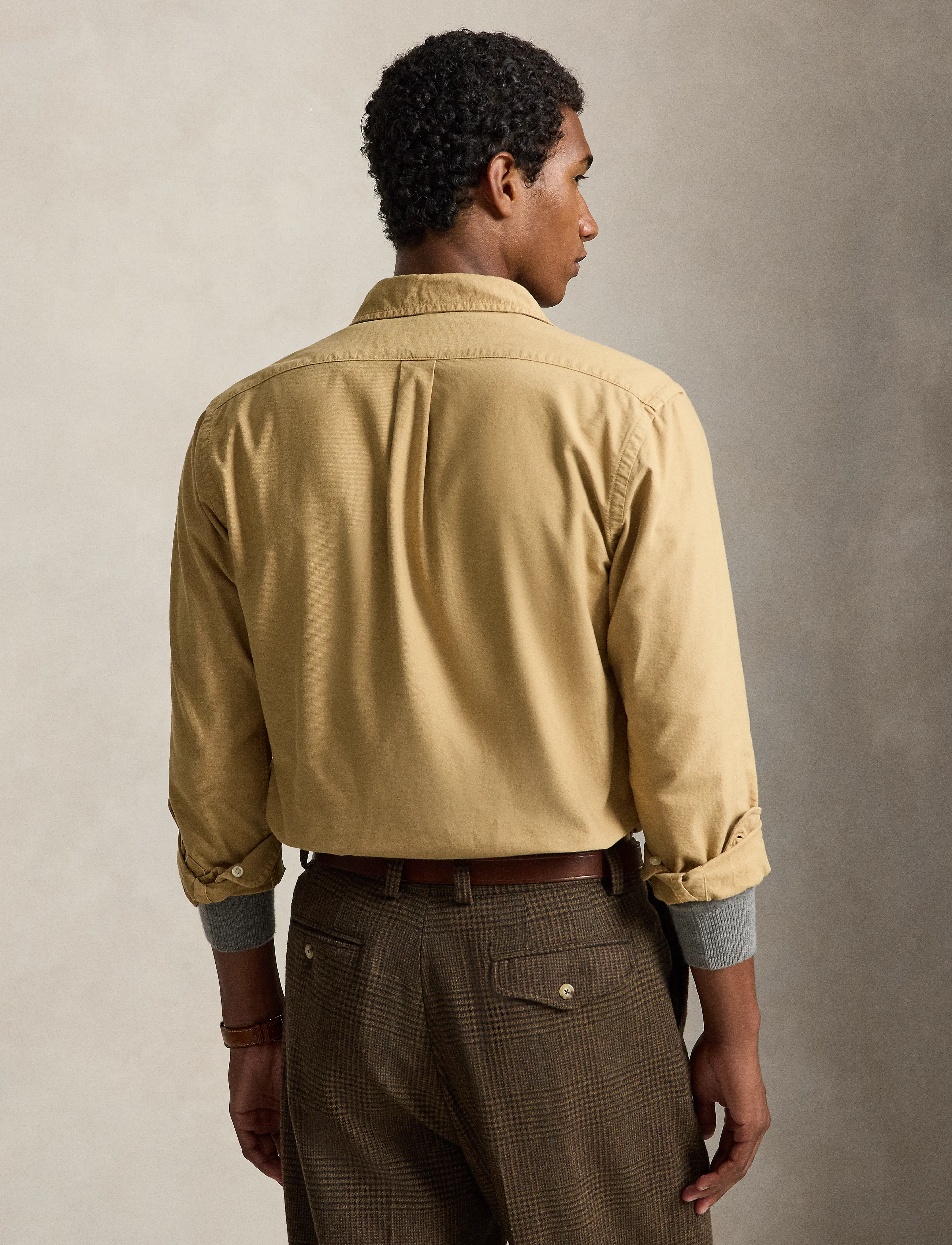 Polo Ralph Lauren - Custom Fit Garment-Dyed Oxford Shirt - oxfordi särgid - classic camel w - 2