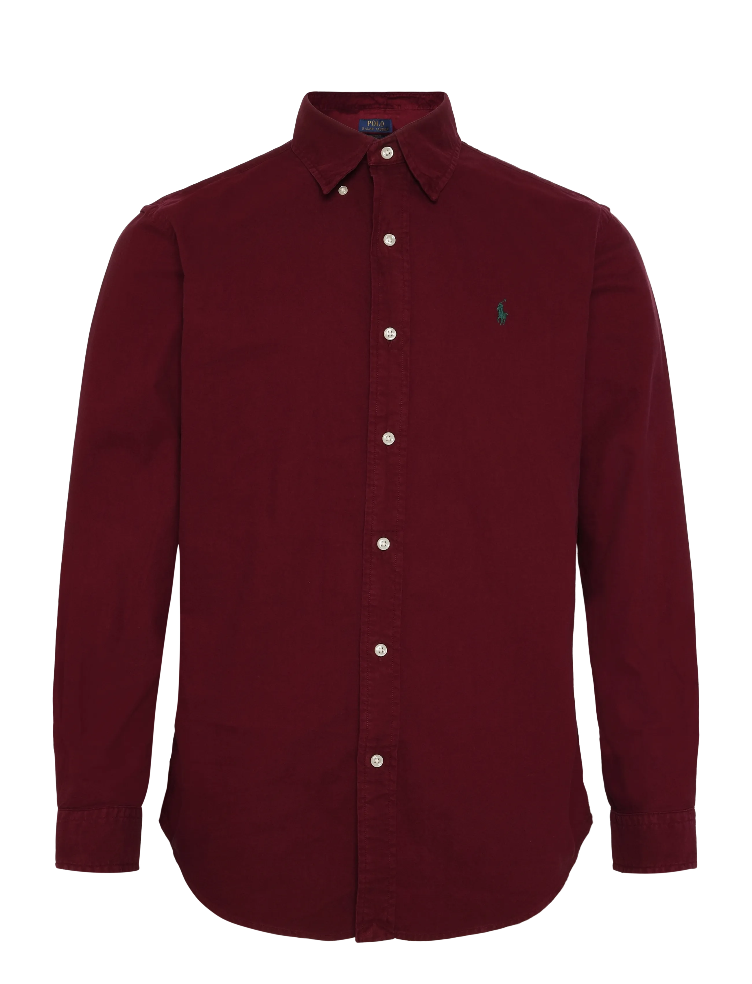 Polo Ralph Lauren - Custom Fit Garment-Dyed Oxford Shirt - oxford-hemden - classic wine/c520 - 1