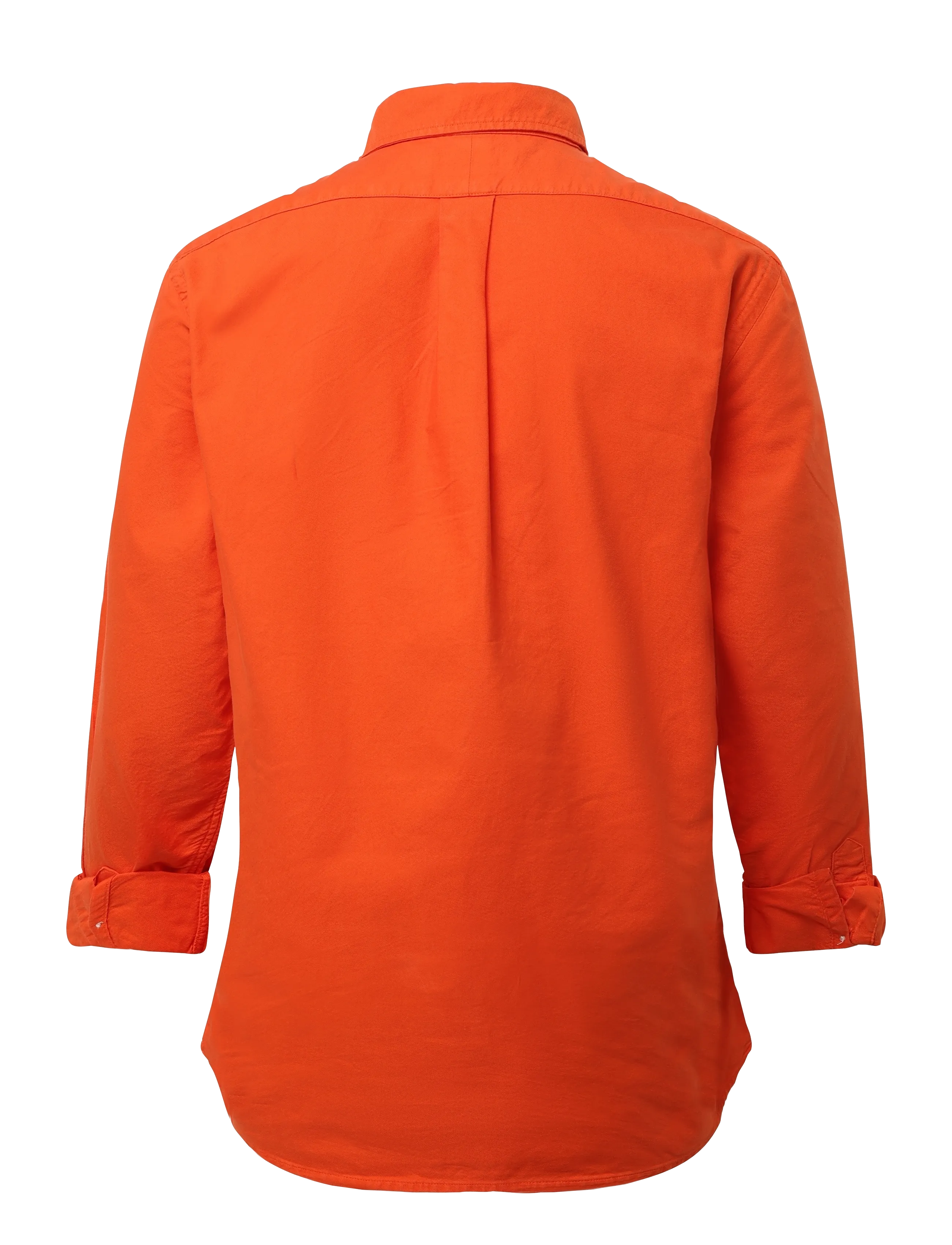 Polo Ralph Lauren - Custom Fit Garment-Dyed Oxford Shirt - oxfordi särgid - college orange - 1