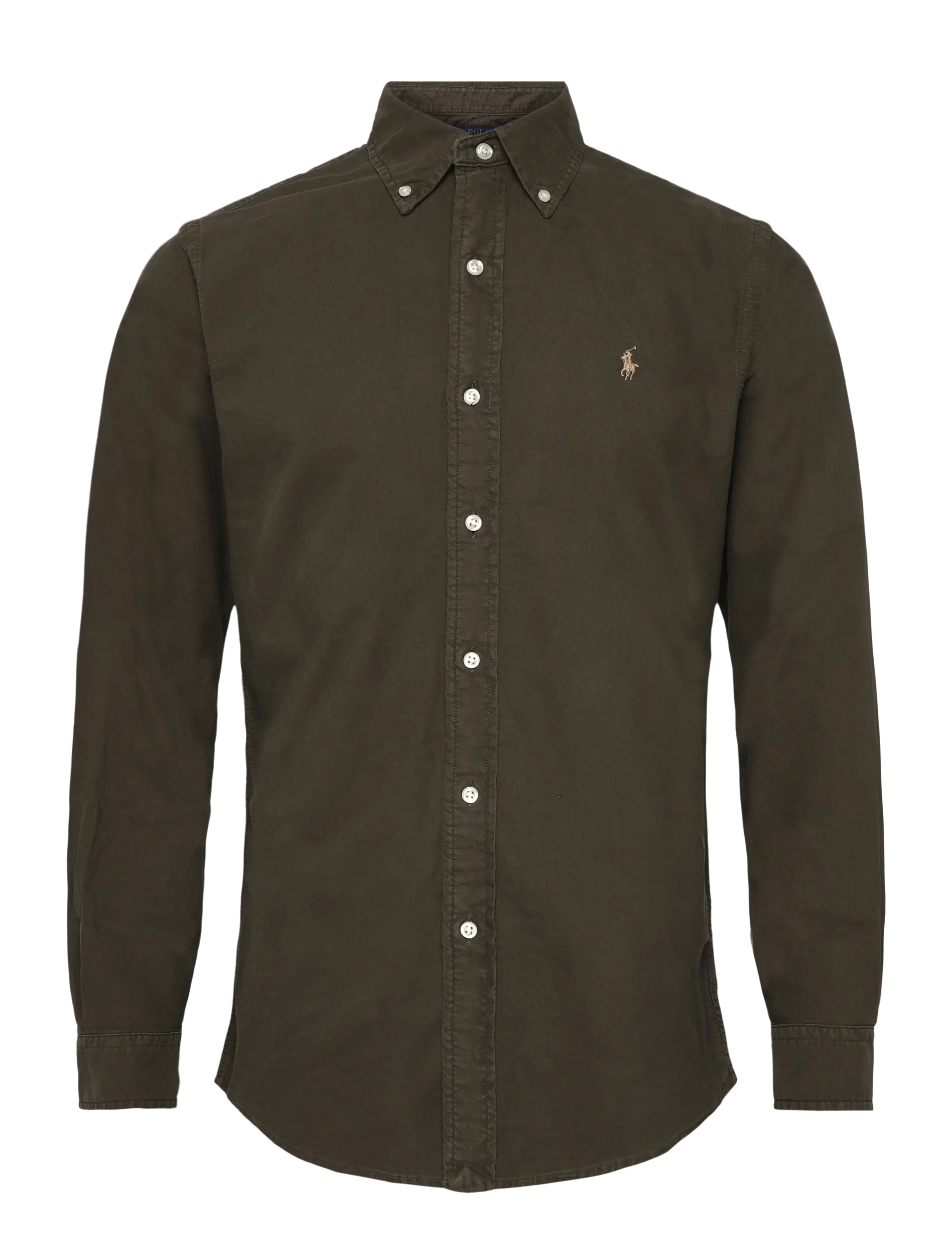 Polo Ralph Lauren - Custom Fit Garment-Dyed Oxford Shirt - oxford-hemden - company olive - 1