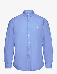 Polo Ralph Lauren - Custom Fit Garment-Dyed Oxford Shirt - oxford skjorter - harbor island blu - 1