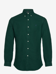 Custom Fit Garment-Dyed Oxford Shirt - MOSS AGATE
