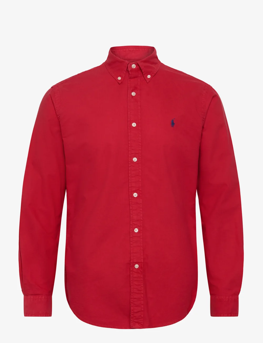 Tシャツ・カットソー POLO RALPH LAUREN Custom-Fit Garment Dyed Oxford Shirt raf710805564_cnewbrick_v105787
