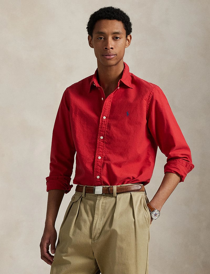 Polo Ralph Lauren - GD OXFORD-CUBDPPCS - oksfordo marškiniai - new brick - 3