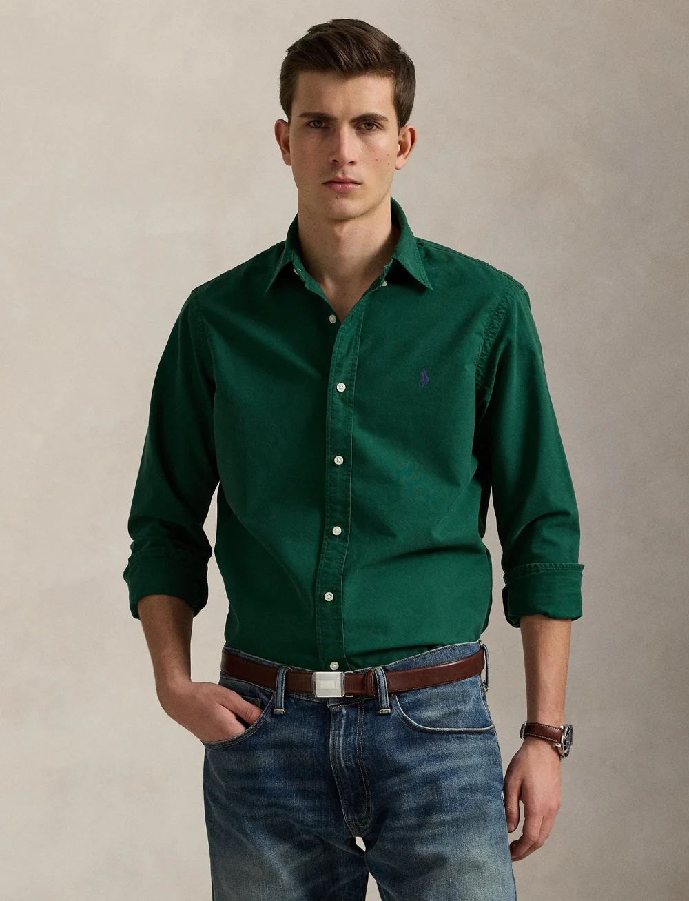 Polo Ralph Lauren - GD OXFORD-CUBDPPCS - basic shirts - new forest/fresh - 3