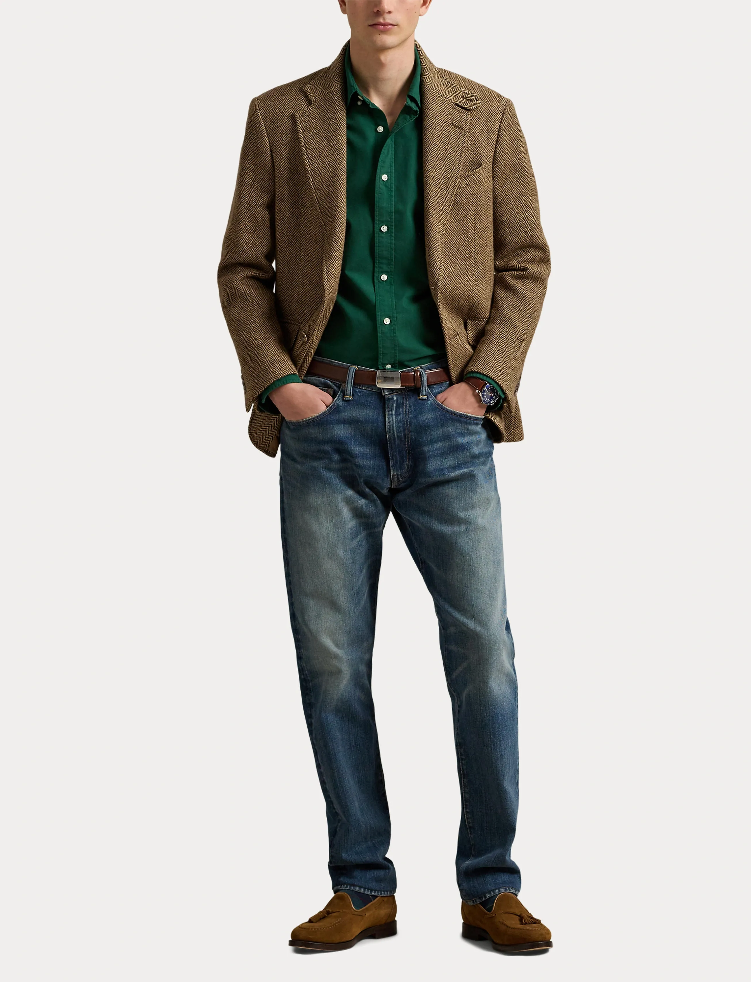 Polo Ralph Lauren - Custom Fit Garment-Dyed Oxford Shirt - oxford skjorter - new forest/fresh - 4