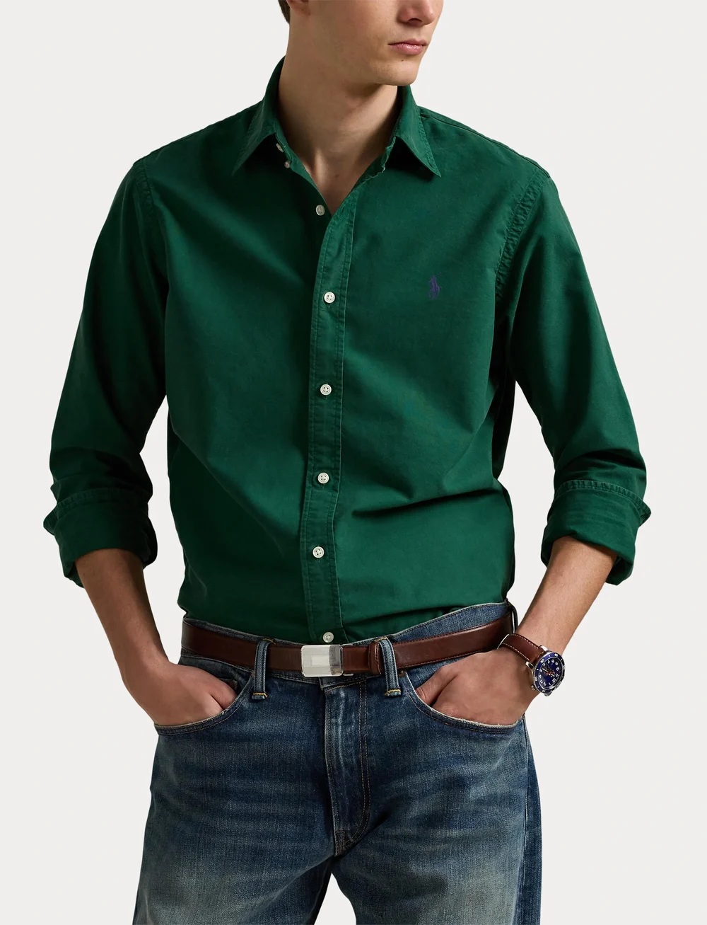 Polo Ralph Lauren - GD OXFORD-CUBDPPCS - basic shirts - new forest/fresh - 5