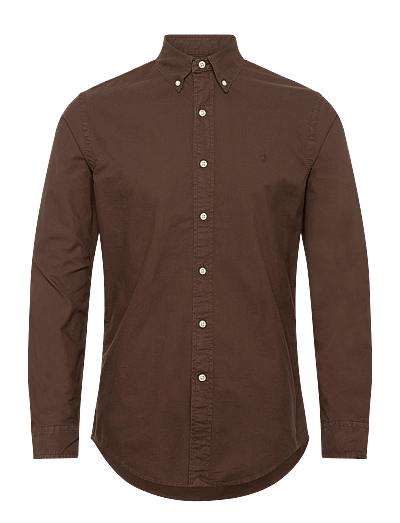 Custom Fit Garment-Dyed Oxford Shirt - Oxford Skjorter