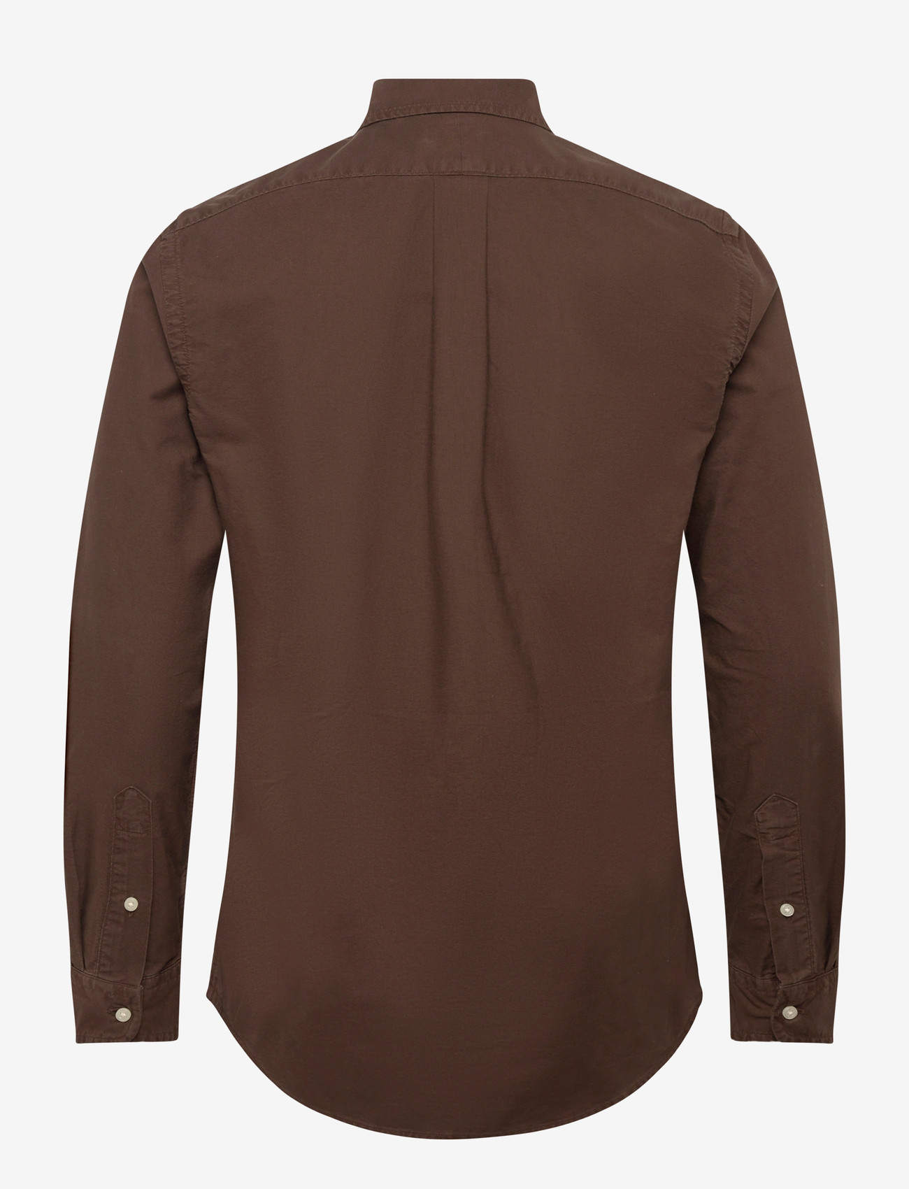 Polo Ralph Lauren - Custom Fit Garment-Dyed Oxford Shirt - oxford-skjortor - nutmeg brown - 1