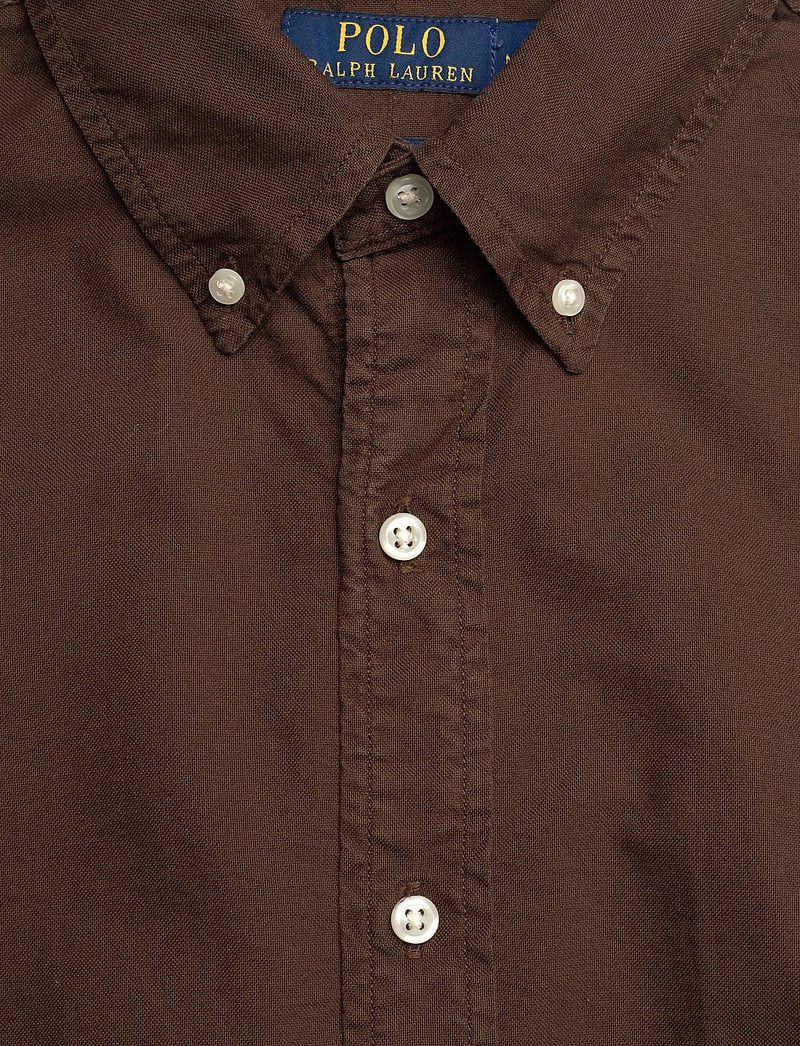Polo Ralph Lauren - Custom Fit Garment-Dyed Oxford Shirt - oxford-skjortor - nutmeg brown - 2