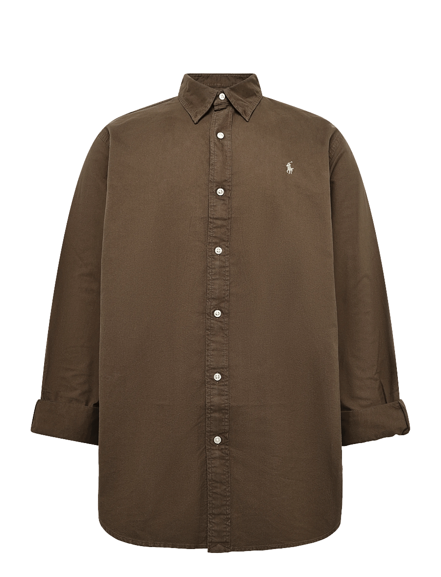 Polo Ralph Lauren - Custom Fit Garment-Dyed Oxford Shirt - oxford-skjortor - nutmeg brwn - 1