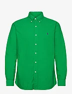 Custom Fit Garment-Dyed Oxford Shirt - PREPPY GREEN