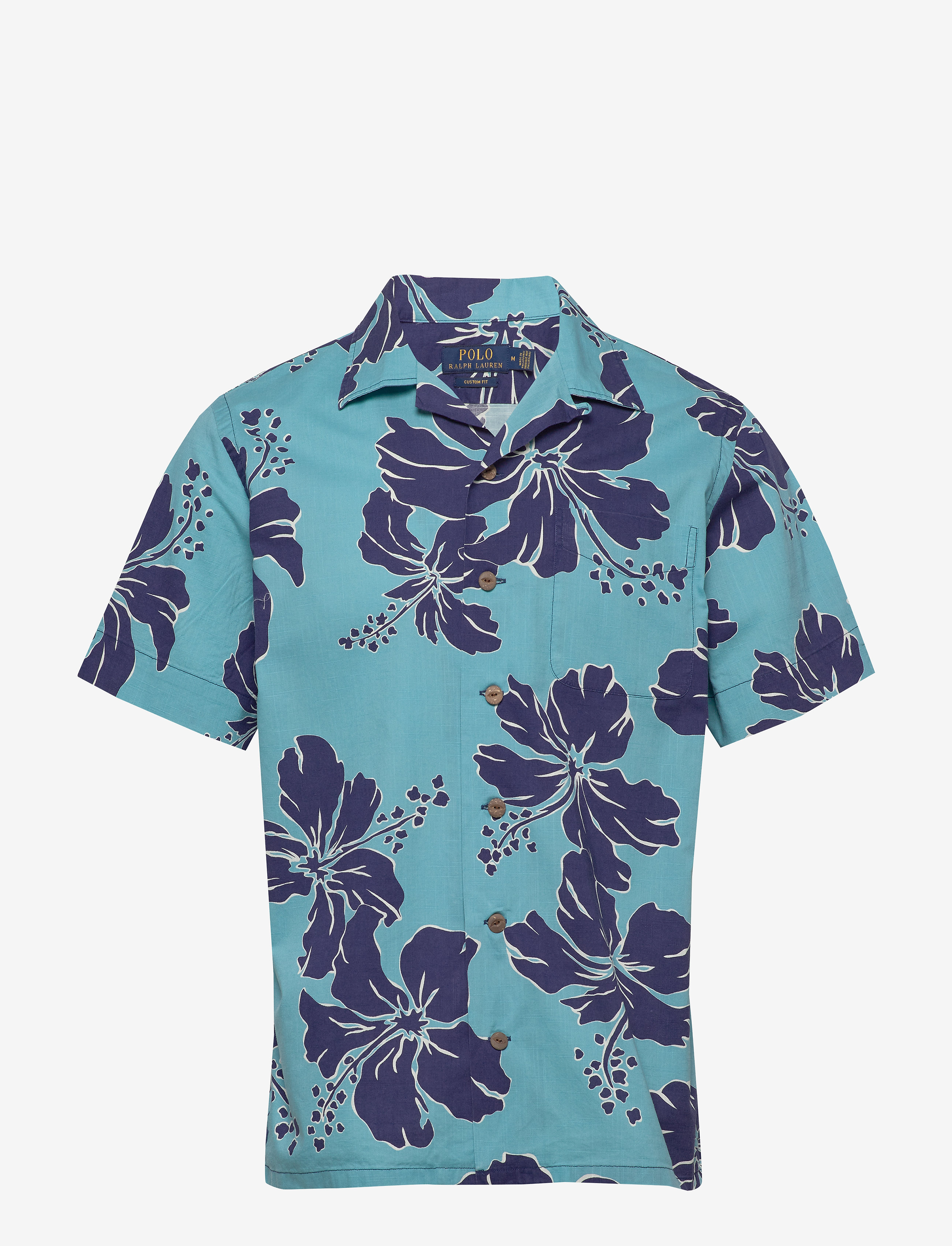 Polo Ralph Lauren - Custom Fit Tropical Shirt - 4712 shadow hibis - 0