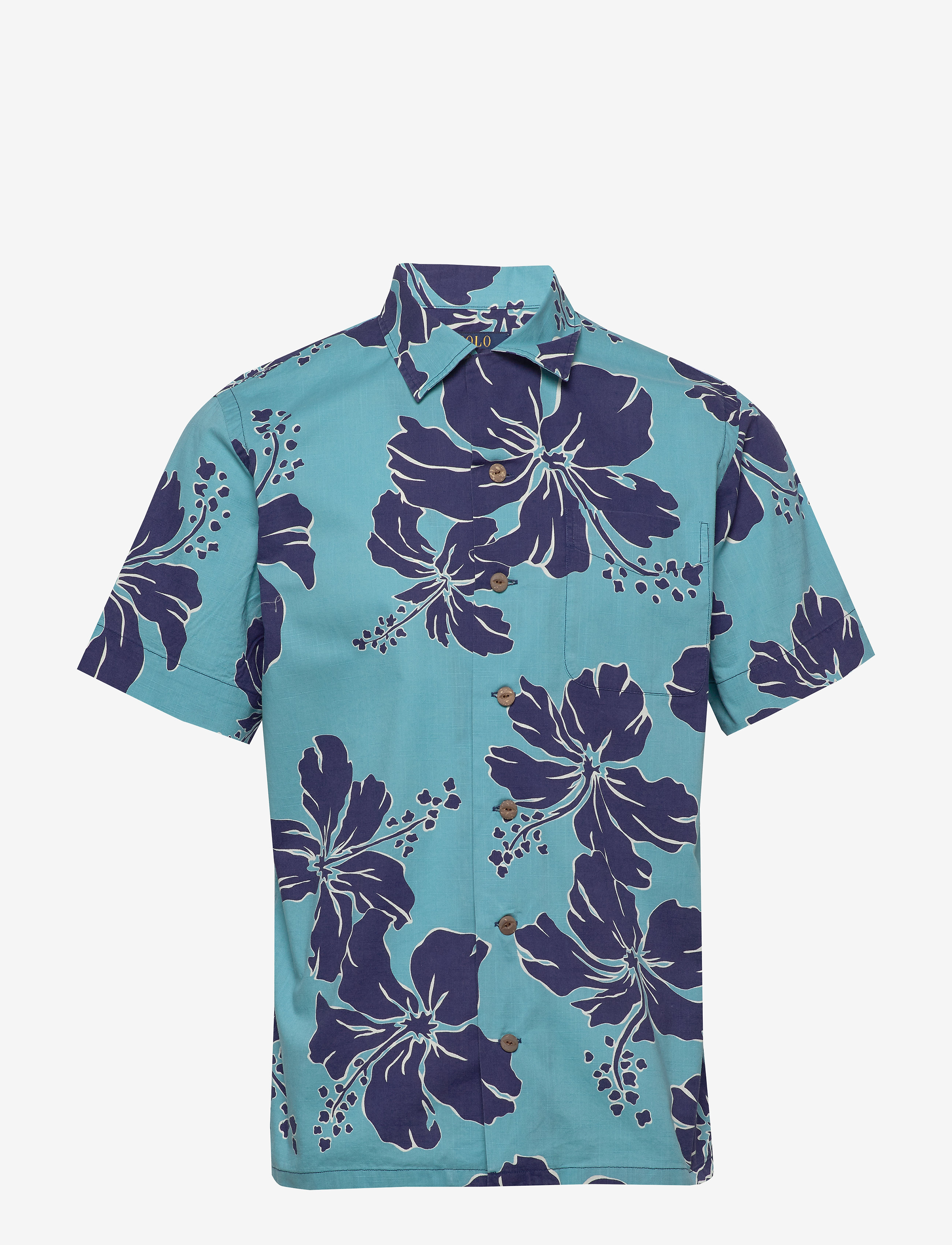 Polo Ralph Lauren - Custom Fit Tropical Shirt - 4712 shadow hibis - 1