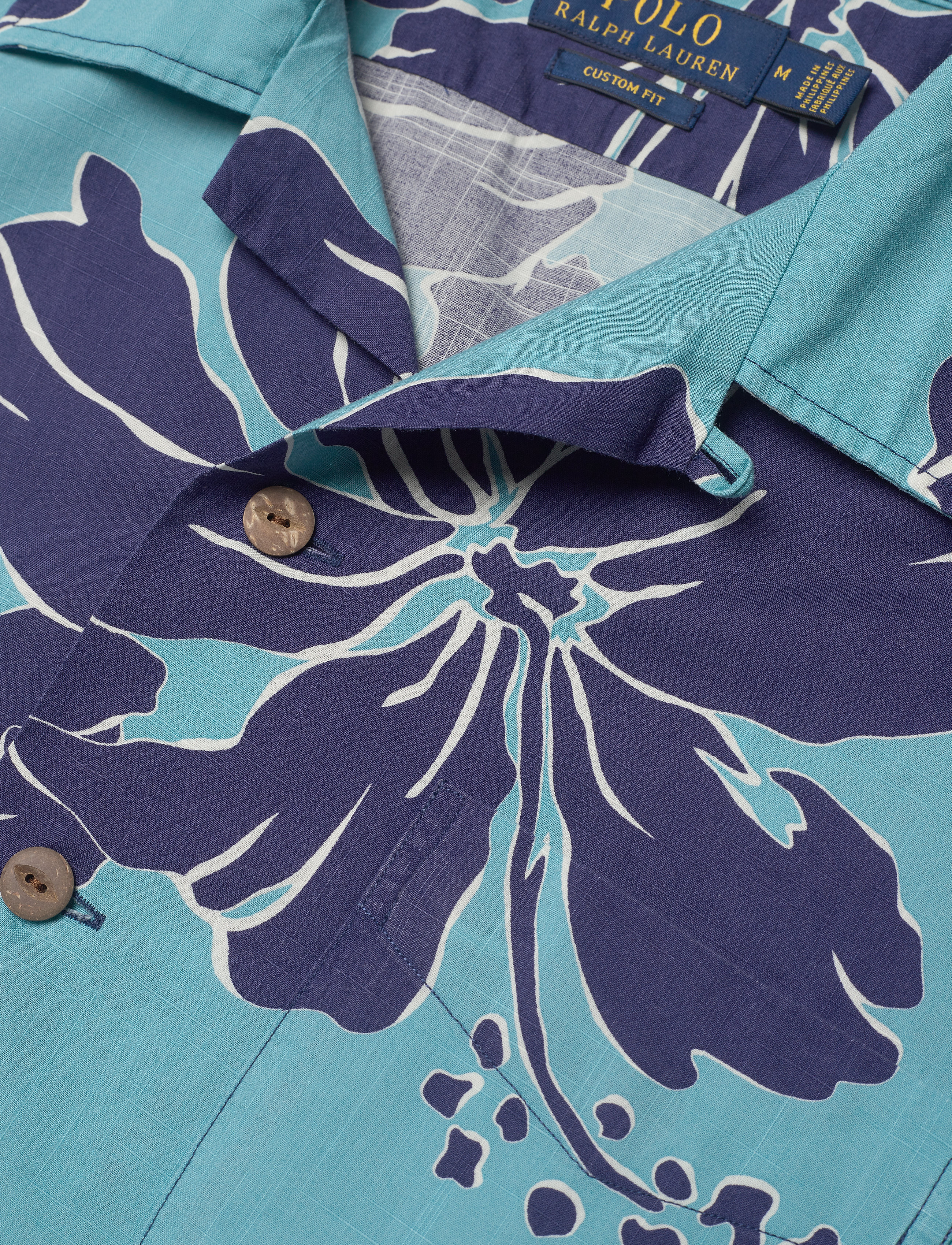Polo Ralph Lauren - Custom Fit Tropical Shirt - 4712 shadow hibis - 4
