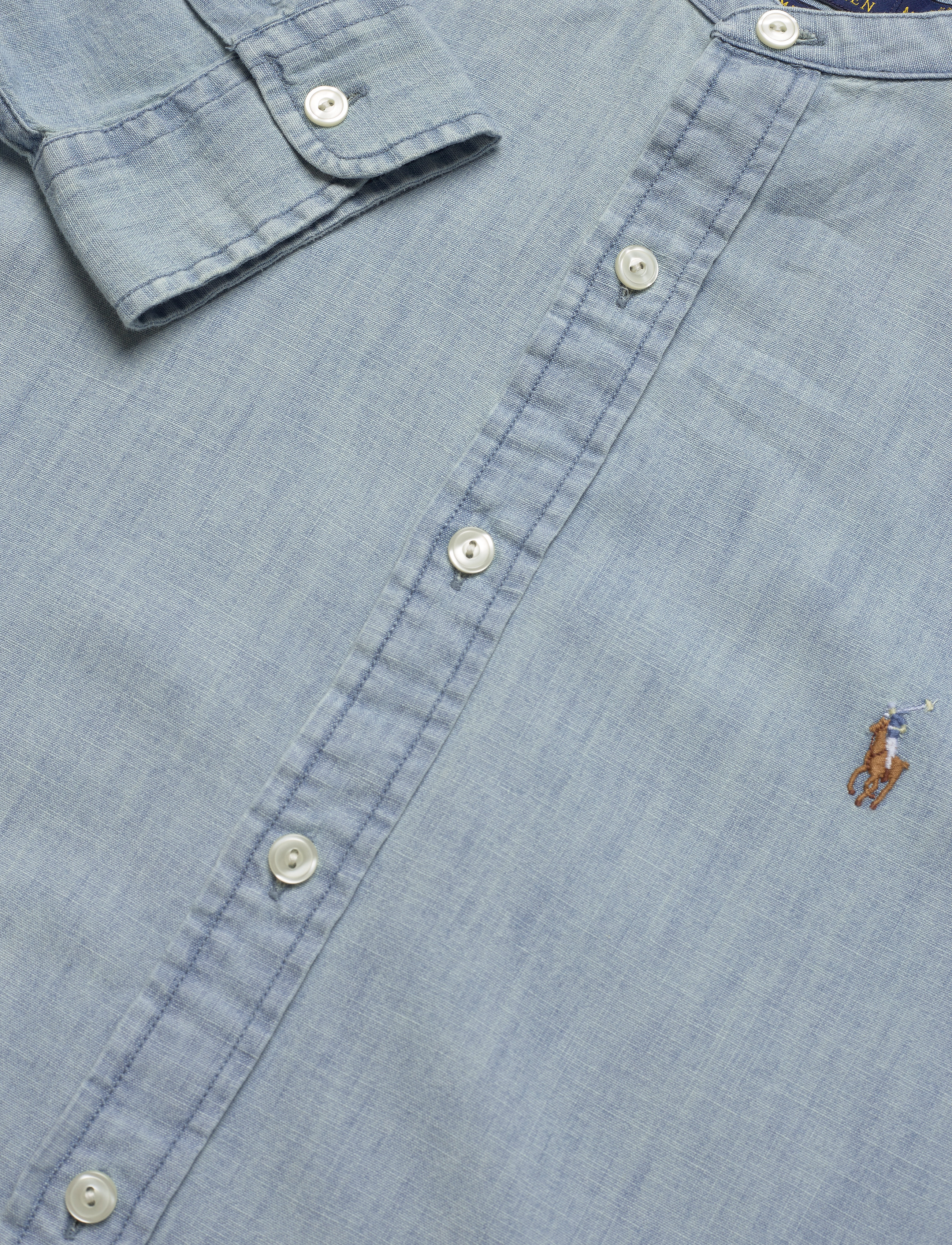 Polo Ralph Lauren - Slim Fit Chambray Shirt - 2490 yacht blue/w - 2