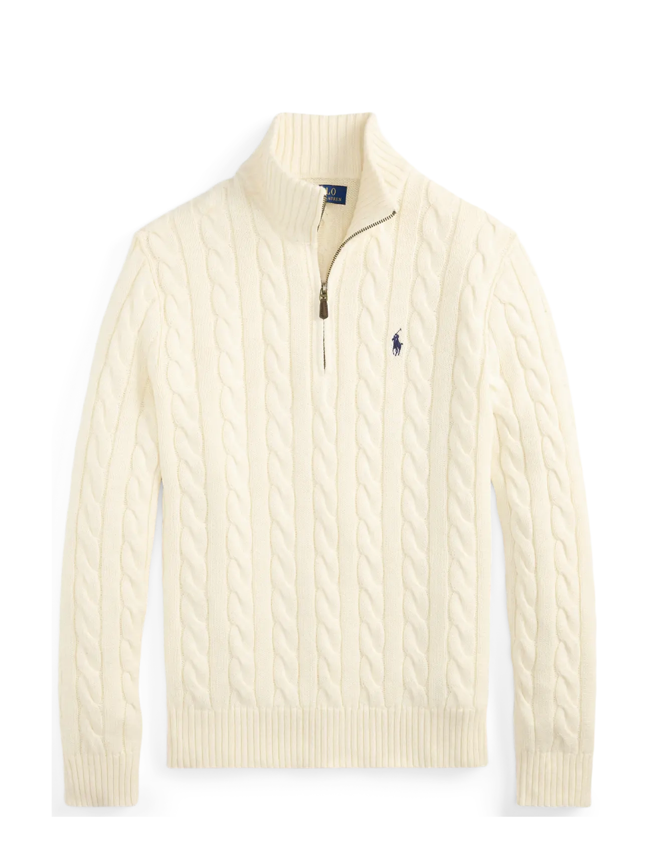 Polo Ralph Lauren 5/1 ROVING COTTON-LSL-PLO - Knitwear - ANDOVER CREAM / cream