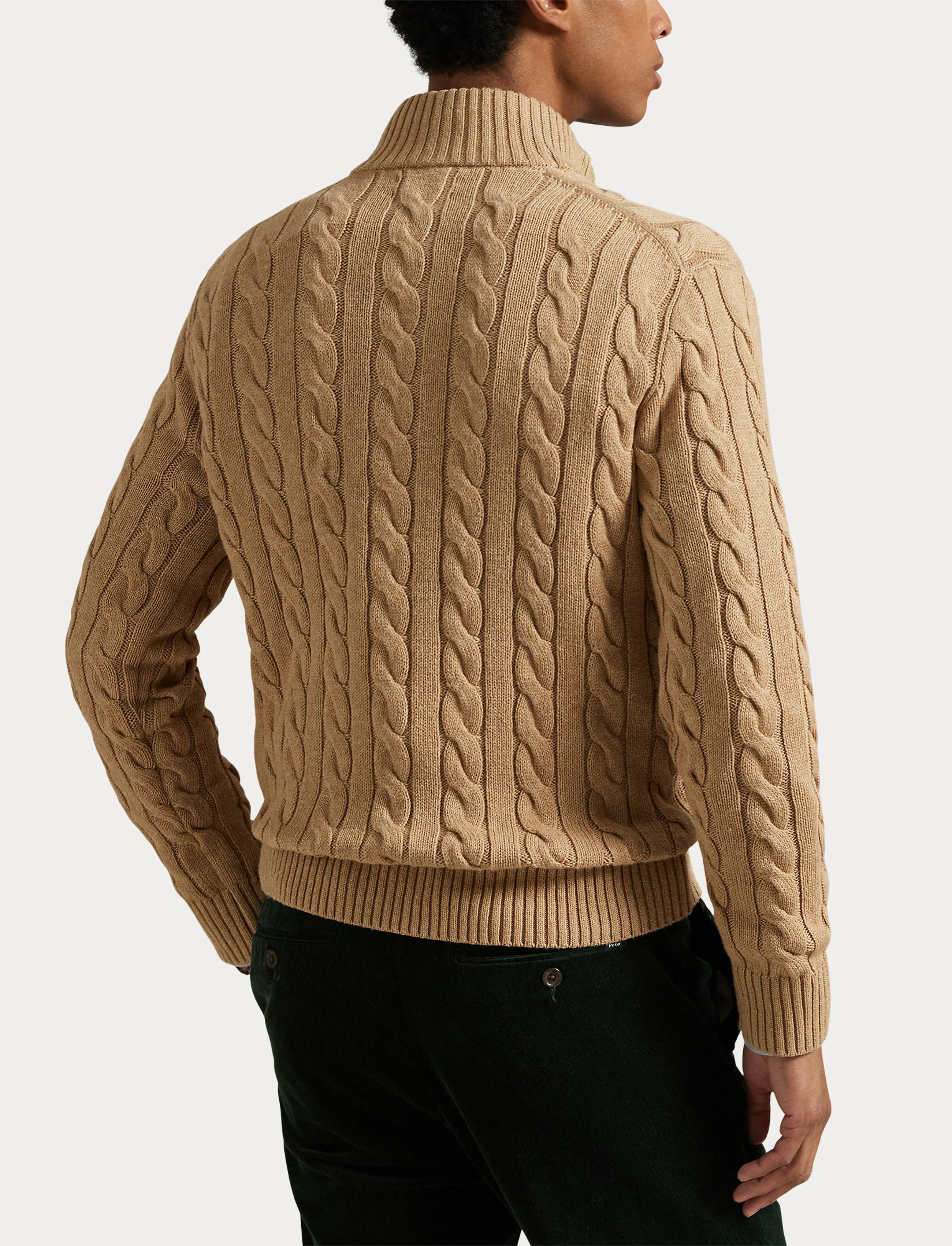 Polo Ralph Lauren 5/1 Roving Cotton-Lsl-Plo stickade tröjor herr – bild 6