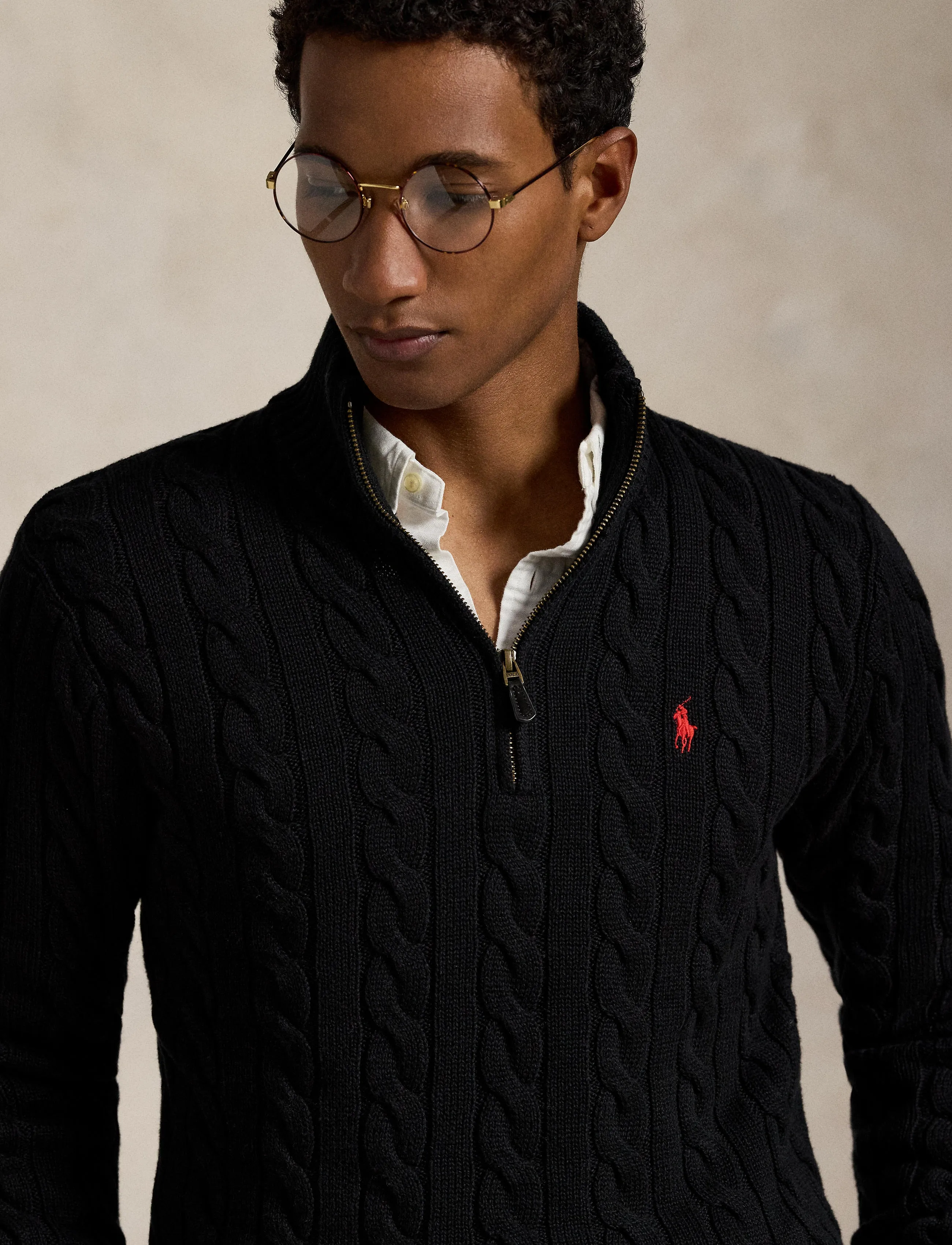 Polo Ralph Lauren 5/1 Roving Cotton-lsl-plo (RAF710810841) - Half