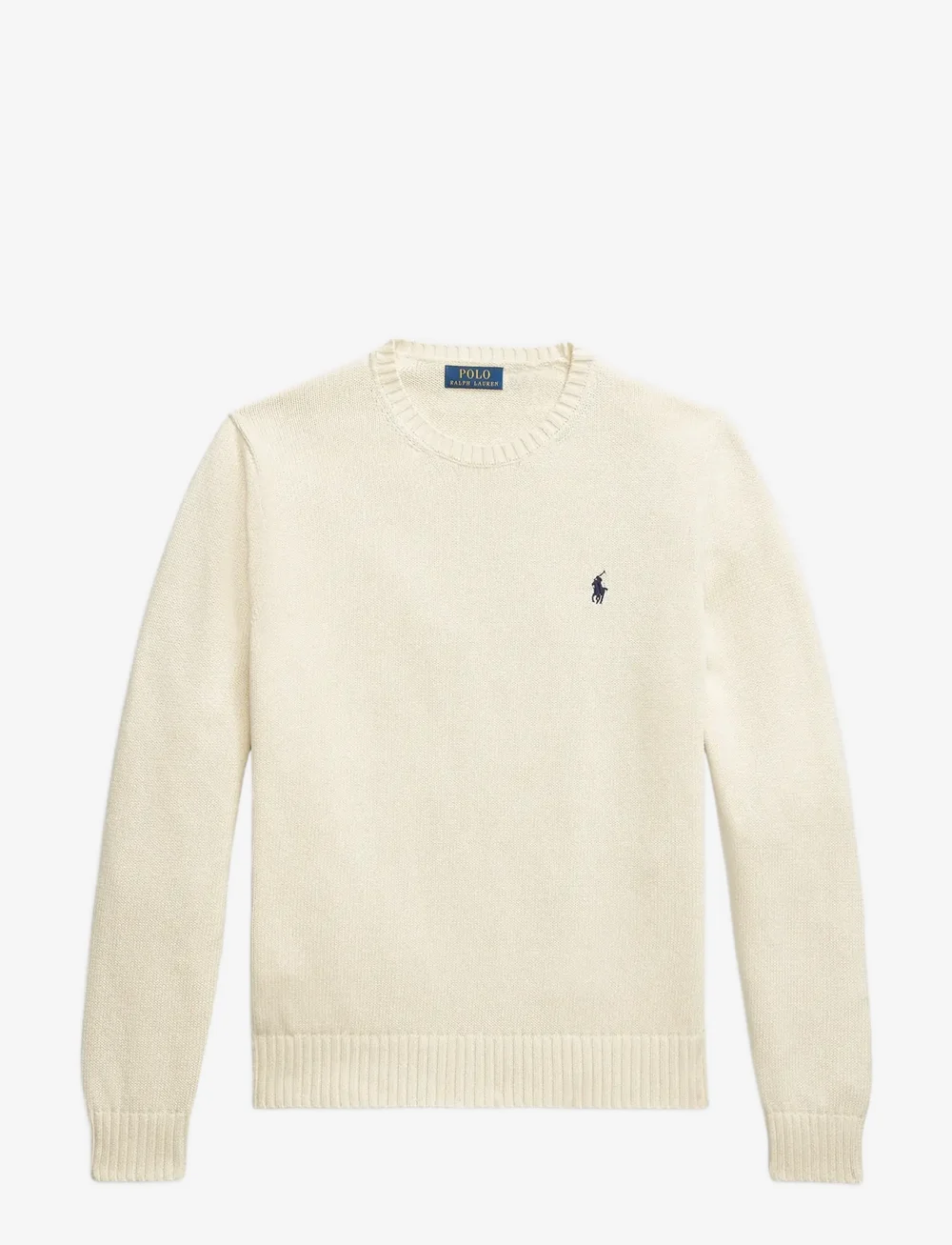 Polo Ralph Lauren - Cotton Crewneck Sweater - Ümmarguse kaelusega kudumid - andover cream - 1