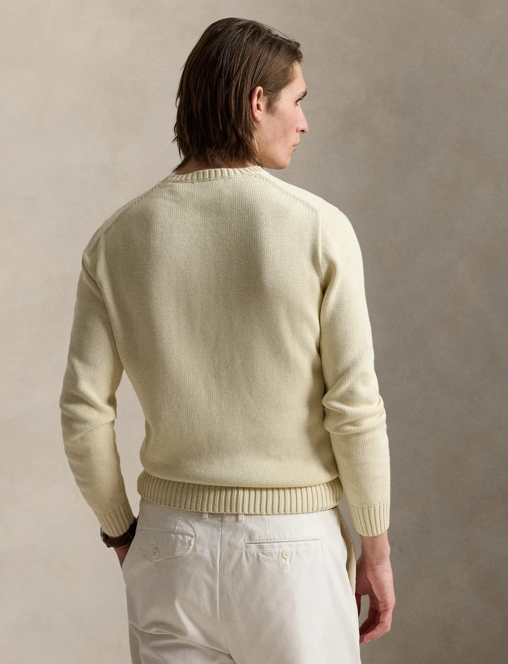 Polo Ralph Lauren - Cotton Crewneck Sweater - Ümmarguse kaelusega kudumid - andover cream - 2