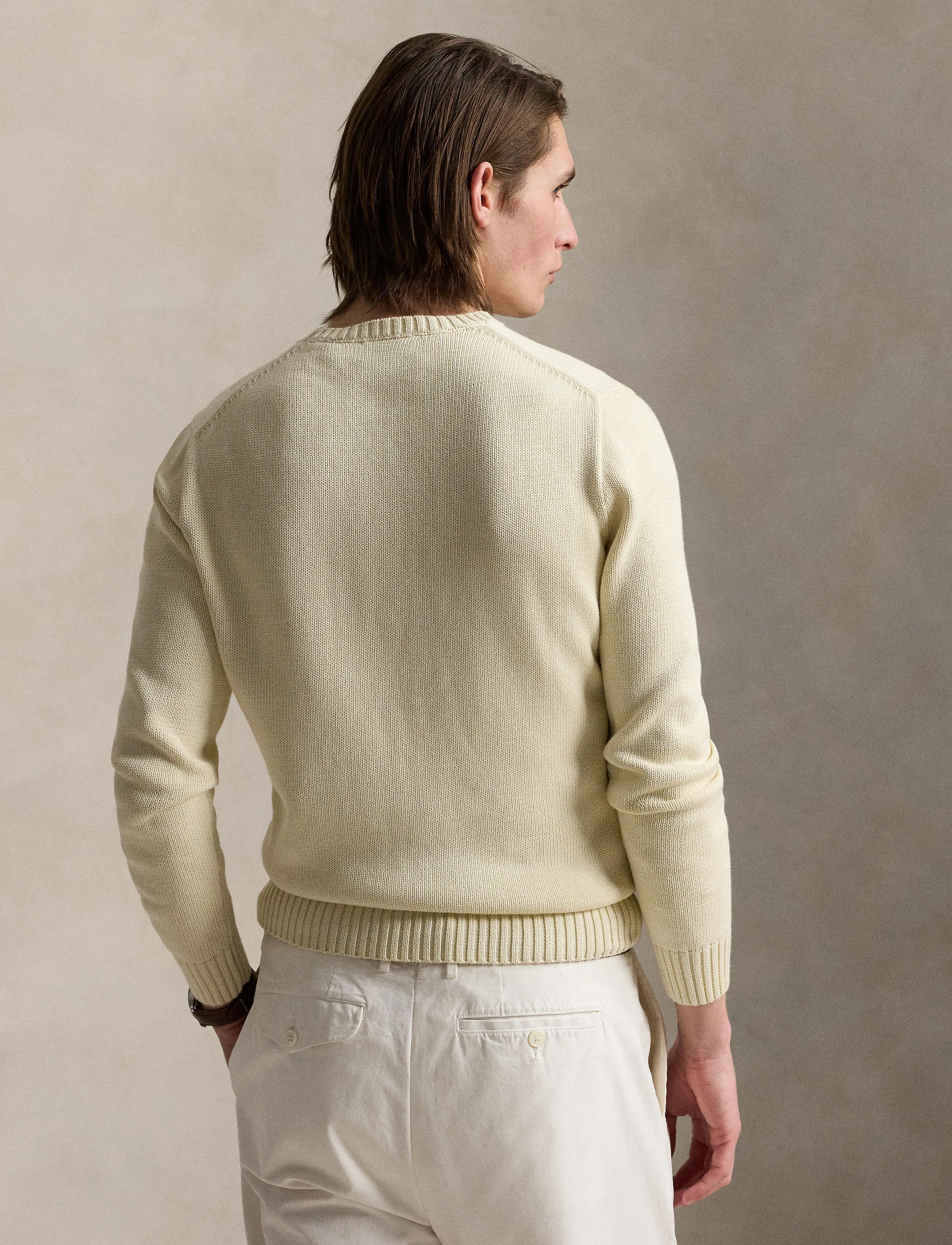 Polo Ralph Lauren - COTTON-LSCNPP7GG - rundhals - andover cream - 3
