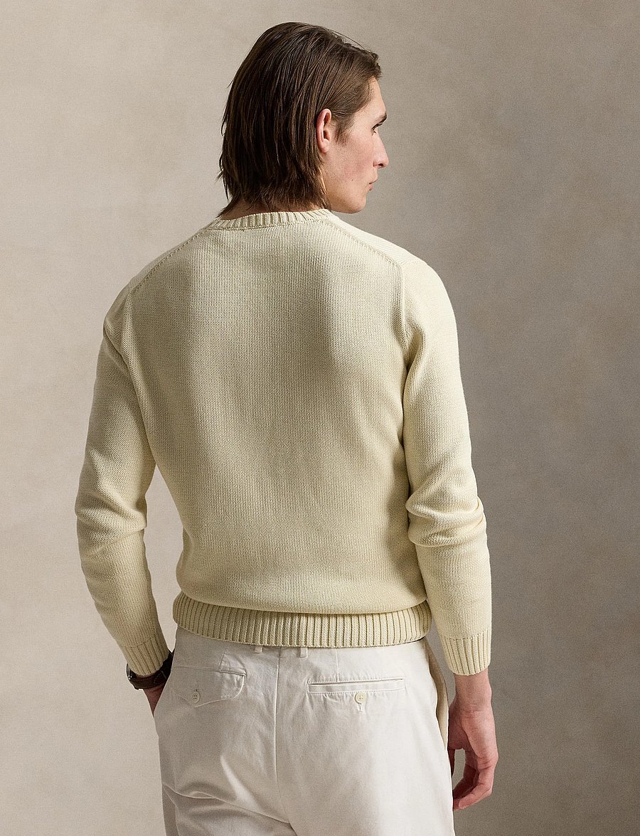 Polo Ralph Lauren - Cotton Crewneck Sweater - rundhals - andover cream - 3
