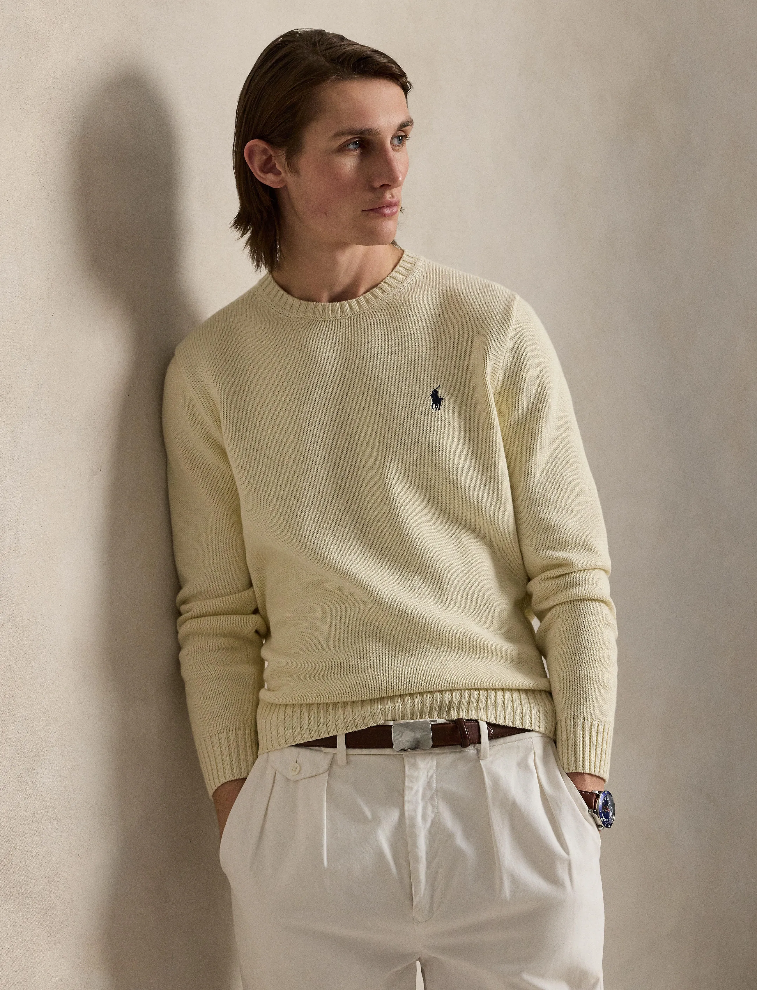 Polo Ralph Lauren - COTTON-LSCNPP7GG - rundhals - andover cream - 4