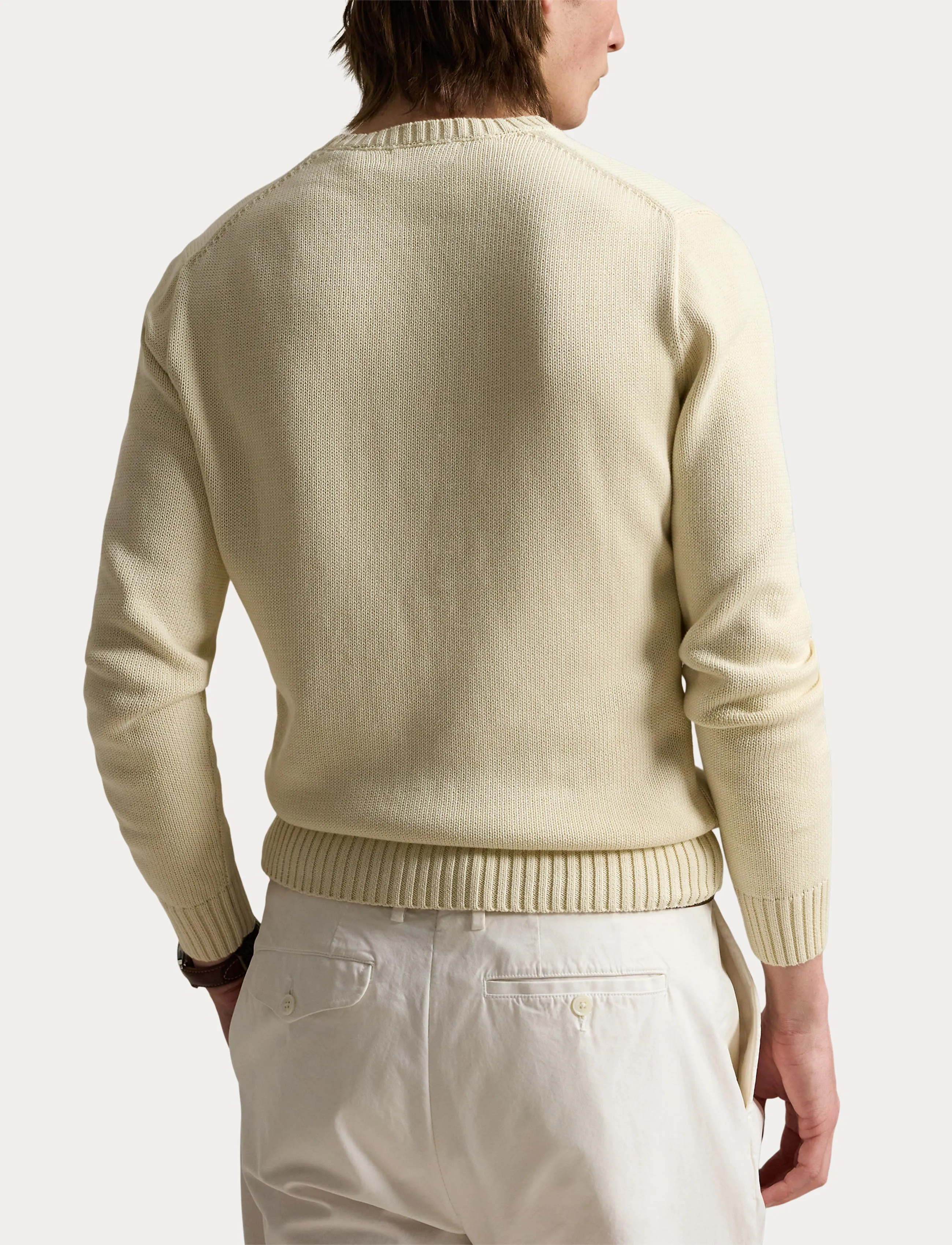 Polo Ralph Lauren Cotton Crewneck Sweater stickade tröjor herr – bild 6