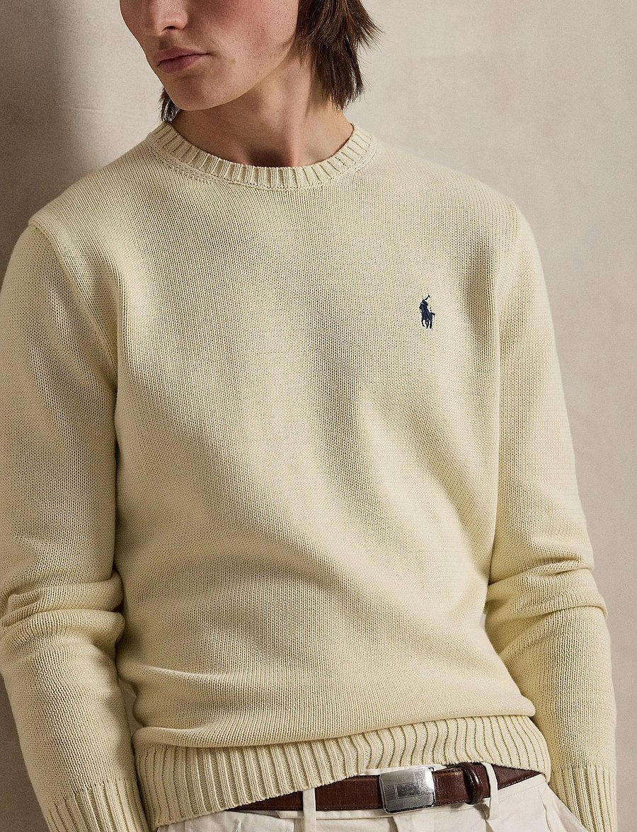Polo Ralph Lauren - Cotton Crewneck Sweater - rundhals - andover cream - 5