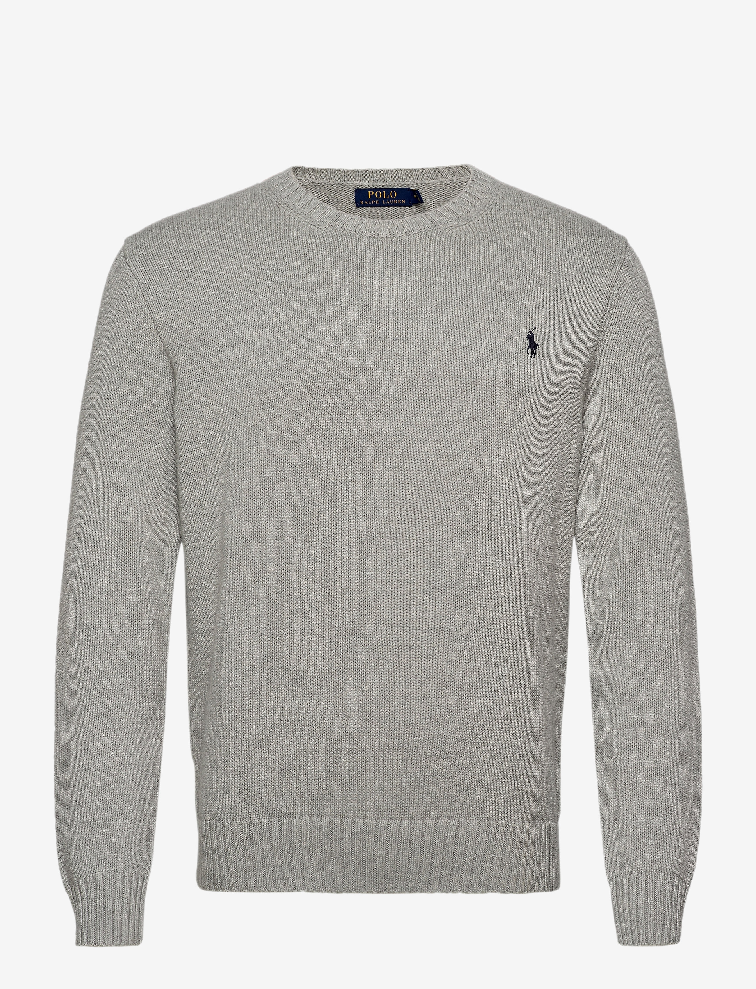 Polo Ralph Lauren Cotton Crewneck Sweater - Megztiniai - ANDOVER HEATHER / grey