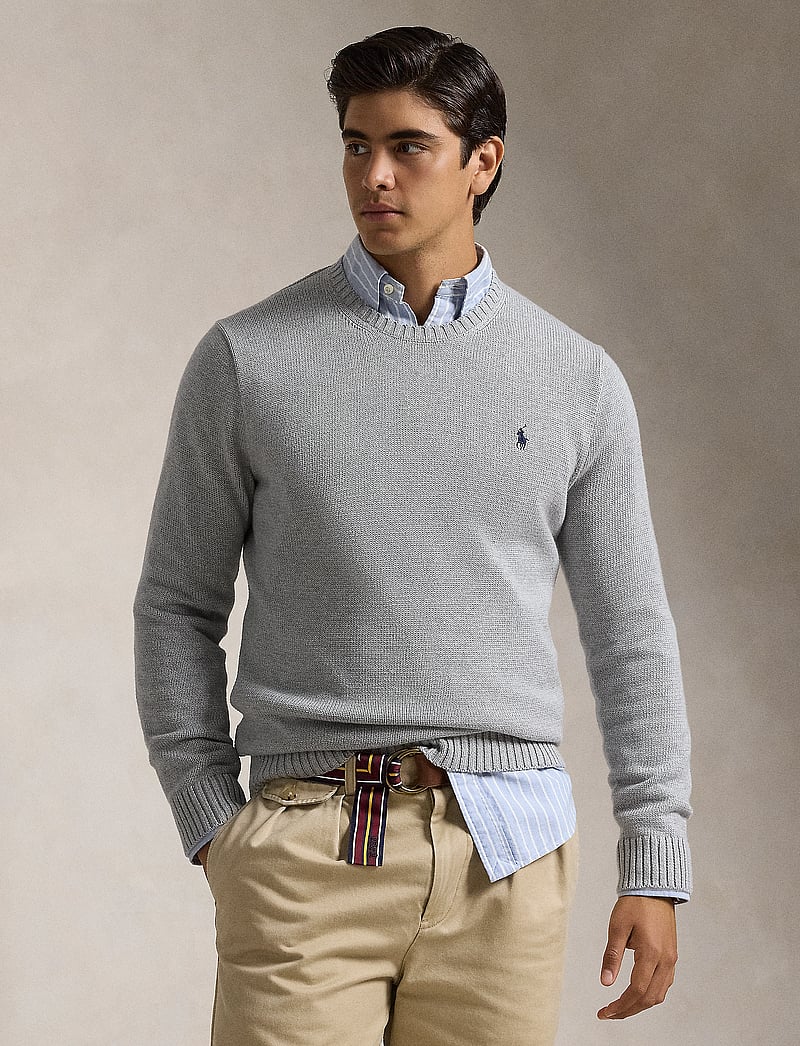 Polo Ralph Lauren - Cotton Crewneck Sweater - rundhals - andover heather - 0