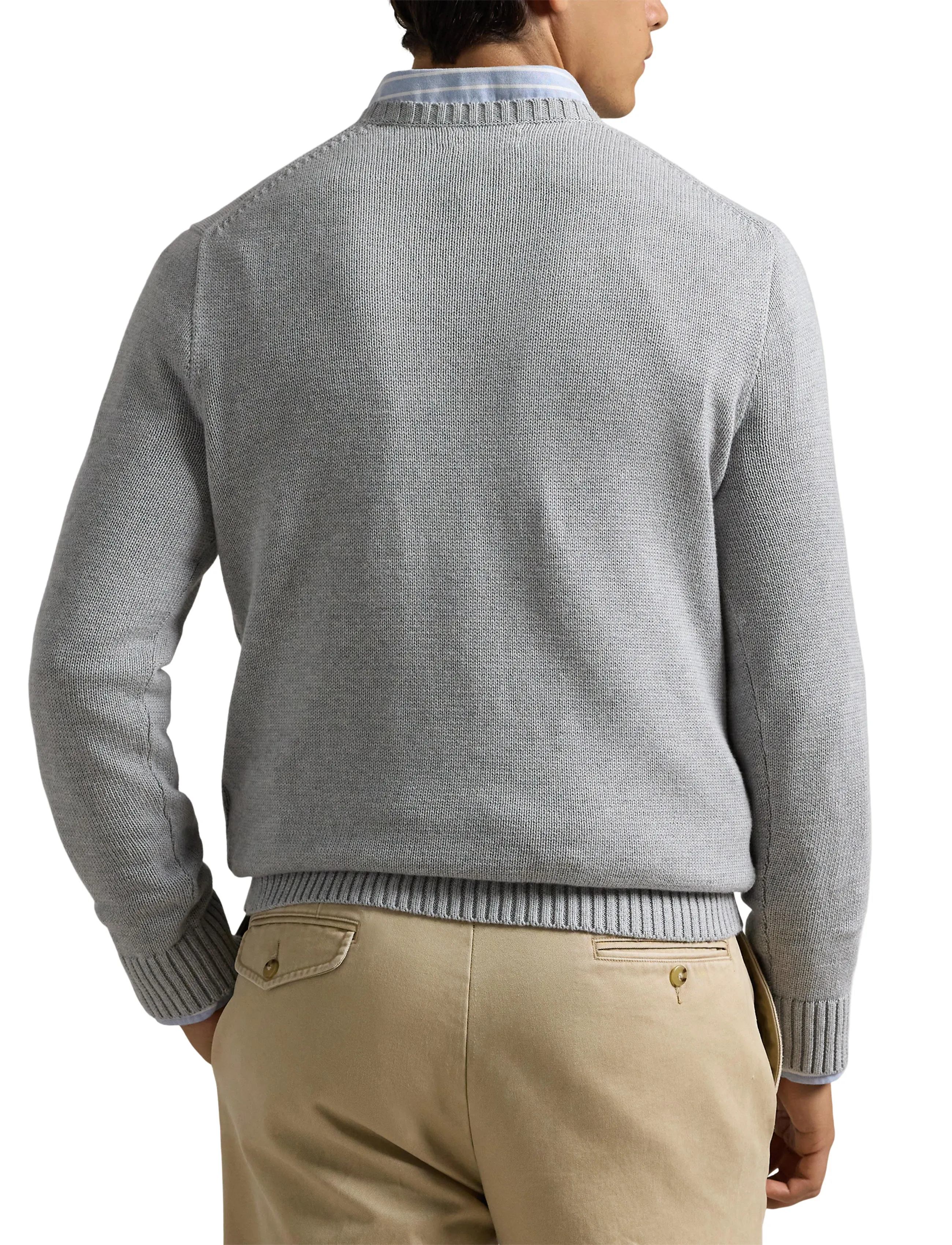Polo Ralph Lauren - Cotton Crewneck Sweater - rundhals - andover heather - 5