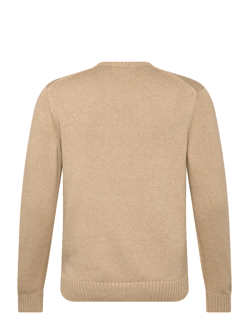 Polo Ralph Lauren - Cotton Crewneck Sweater - rund hals - dune melange - 1