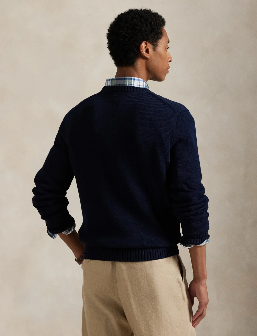 Polo Ralph Lauren - COTTON-LSCNPP7GG - rund hals - hunter navy - 2