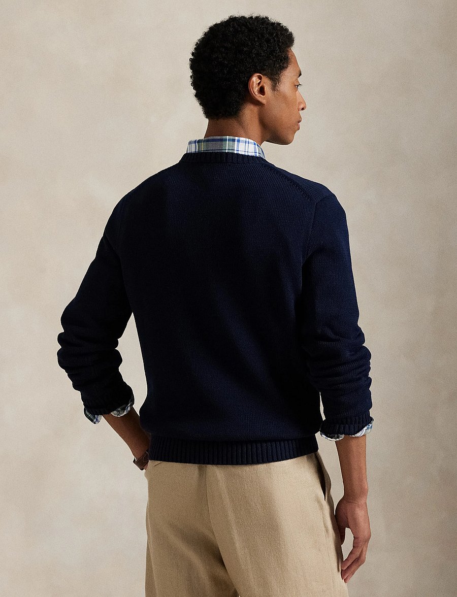 Polo Ralph Lauren - Cotton Crewneck Sweater - rundhals - hunter navy - 2