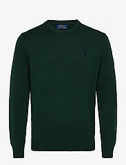 Polo Ralph Lauren - Cotton Crewneck Sweater - basic adījumi - moss agate - 0