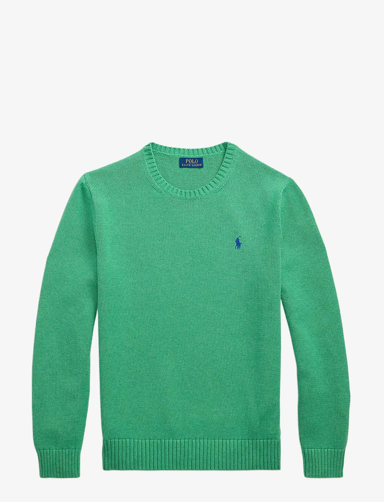 Polo Ralph Lauren - Cotton Crewneck Sweater - rund hals - palm green heathe - 1
