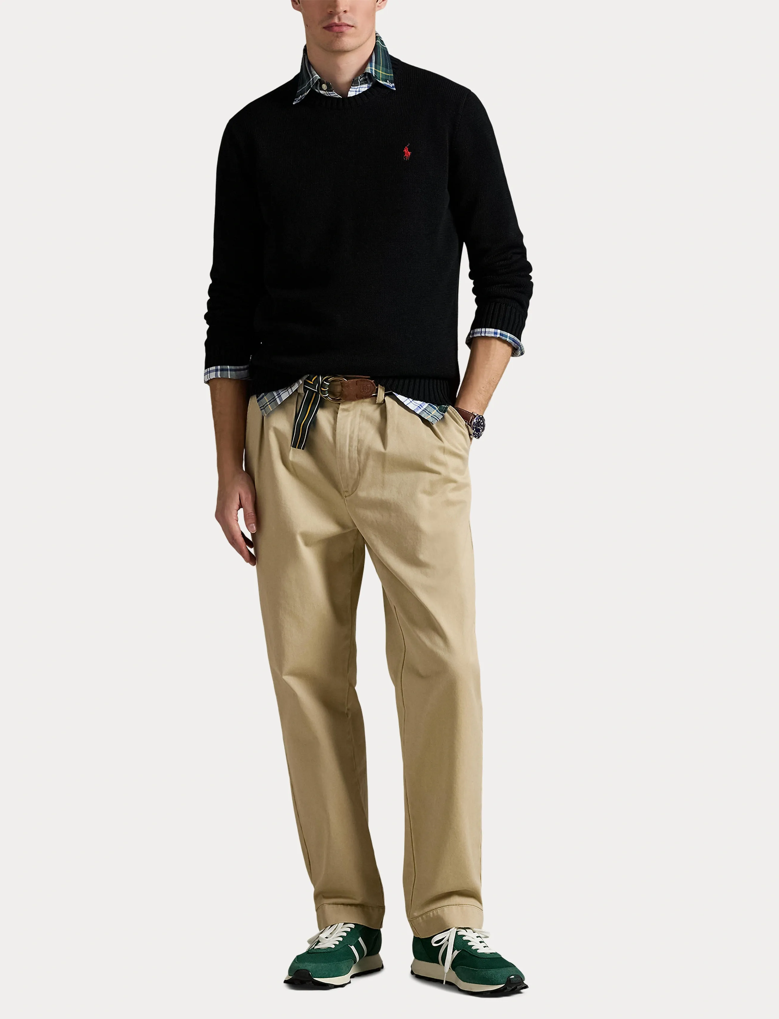 Polo Ralph Lauren - COTTON-LSCNPP7GG - pulls col rond - polo black - 4